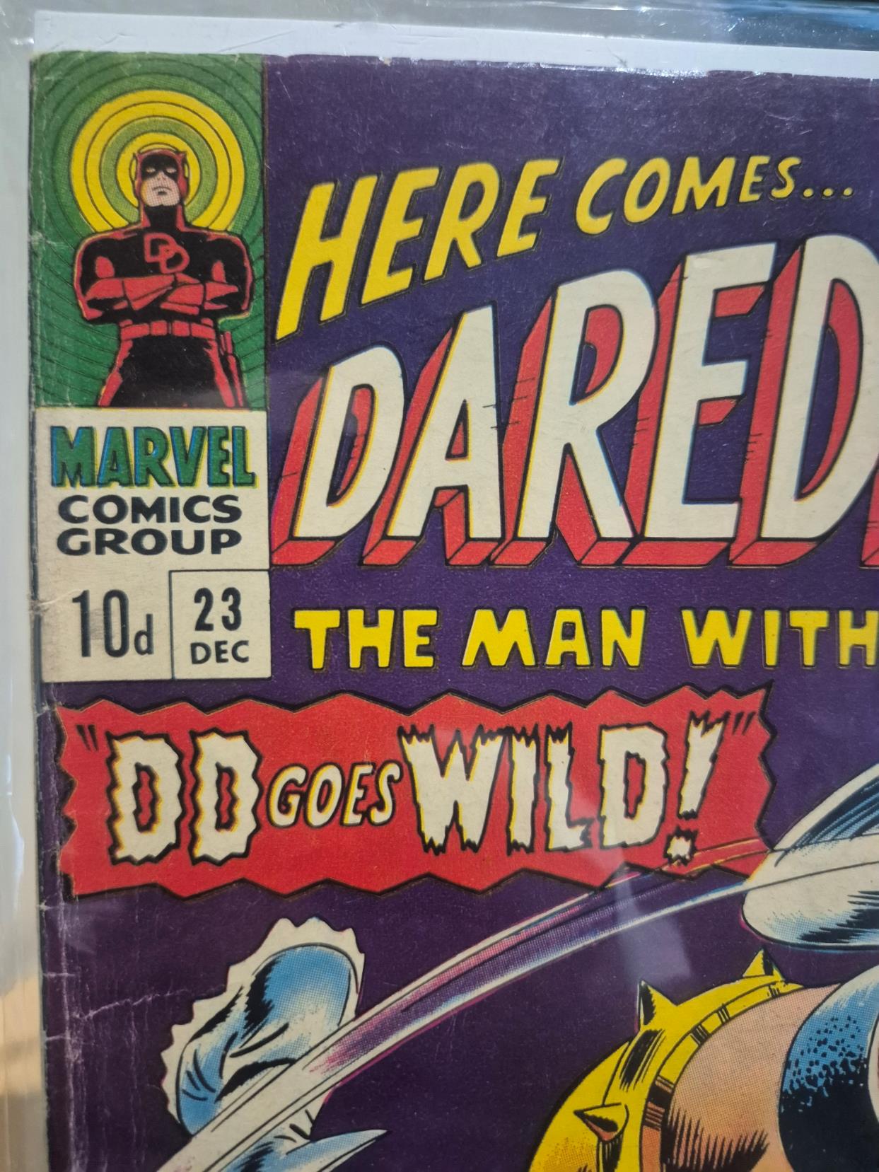 Daredevil (Vol 1) #23 UK Price Variant 1966 Book FN- FREE UK POSTAGE