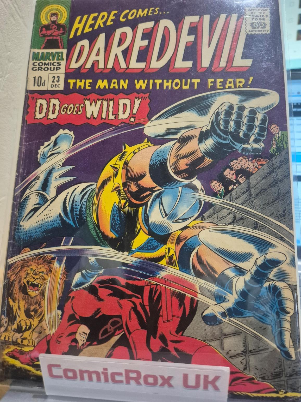 Daredevil (Vol 1) #23 UK Price Variant 1966 Book FN- FREE UK POSTAGE