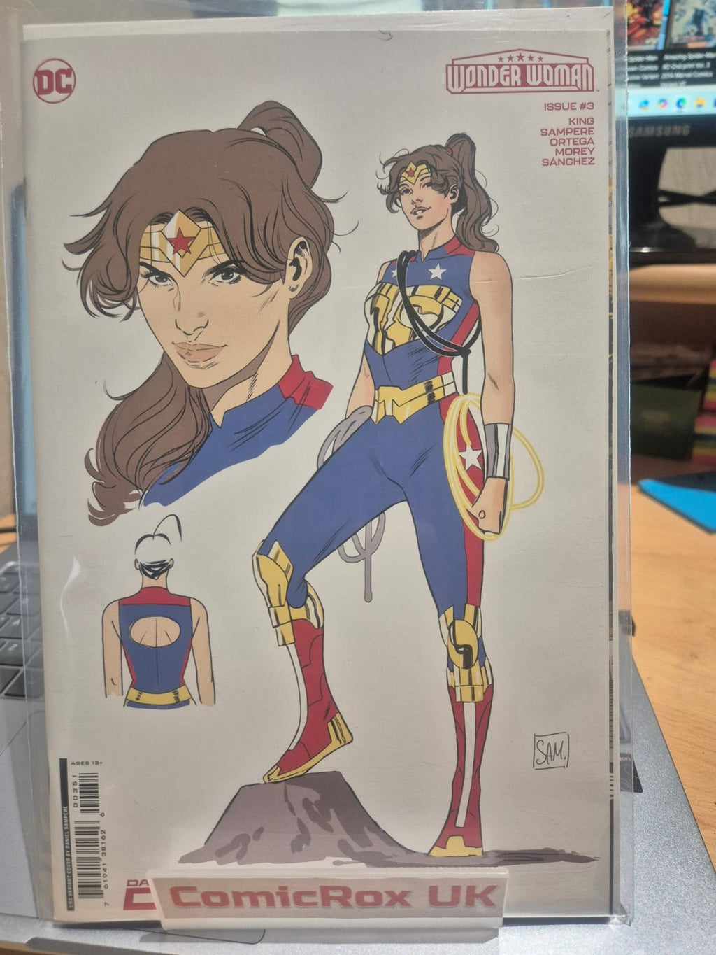 Wonder Woman #3G DC 1:50 Daniel Sampere Variant High Value Book VF+ Key Edition