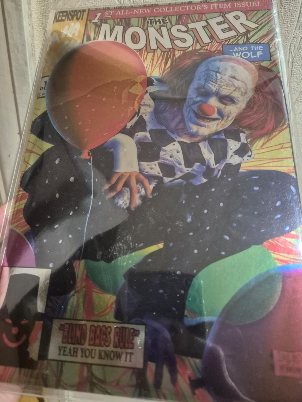 Mark Spears Monsters: The Monster & Wolf, Chrome Foil Variant 1:420 ratio  NM/M