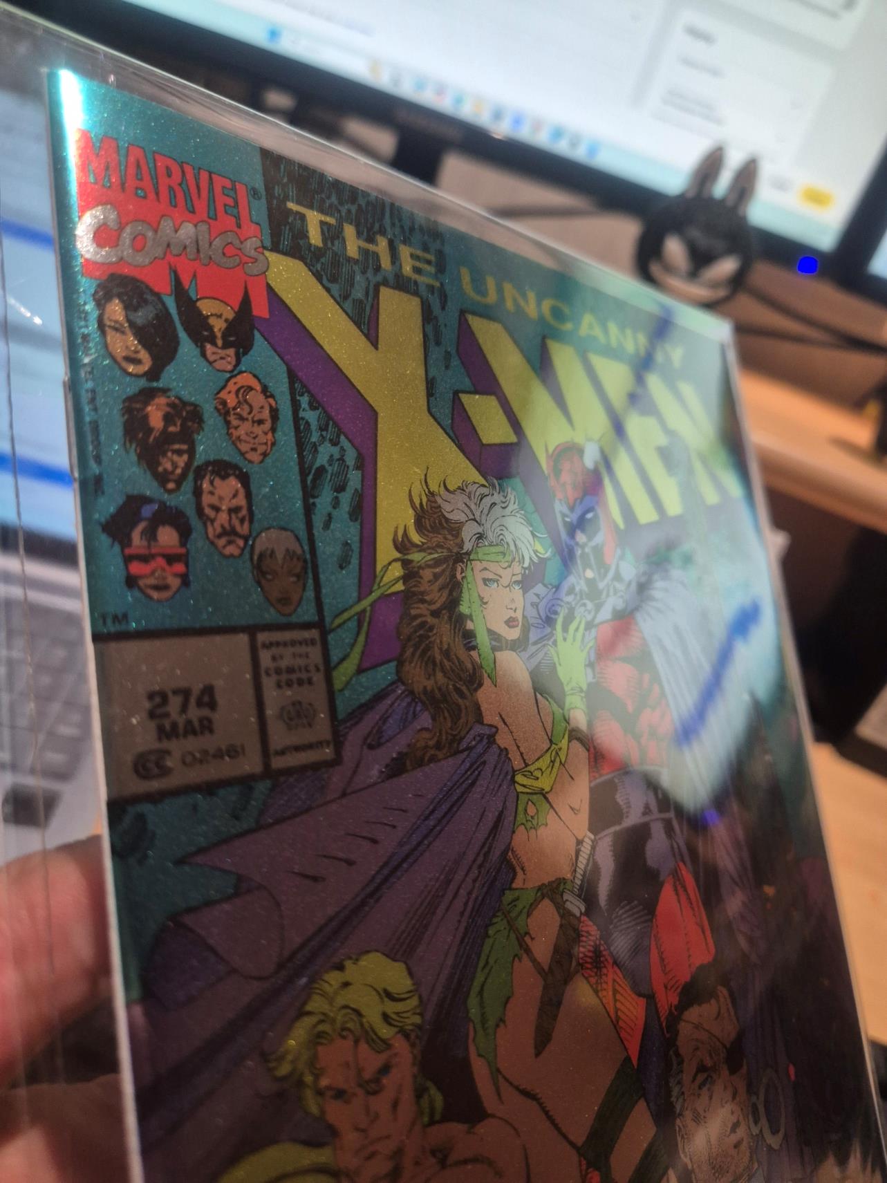 Uncanny X-Men, Vol. 1, #274, Foil Exclusive Facsimile Variant NM/M