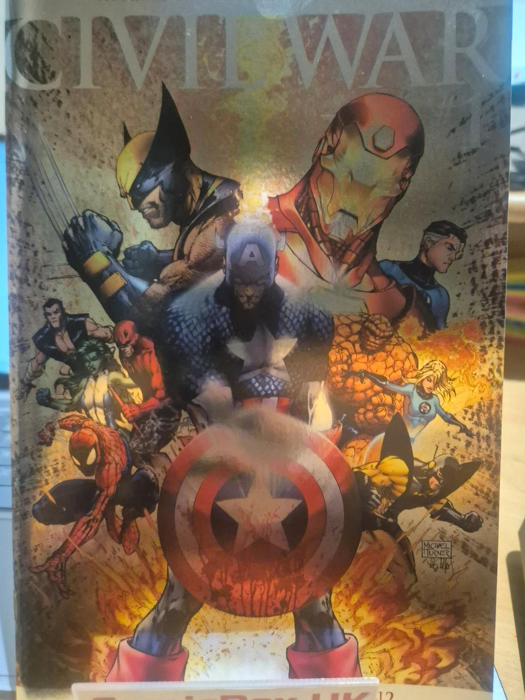 Civil War, Vol. 1, #1, Michael Turner Facsimile Foil Variant NM/M