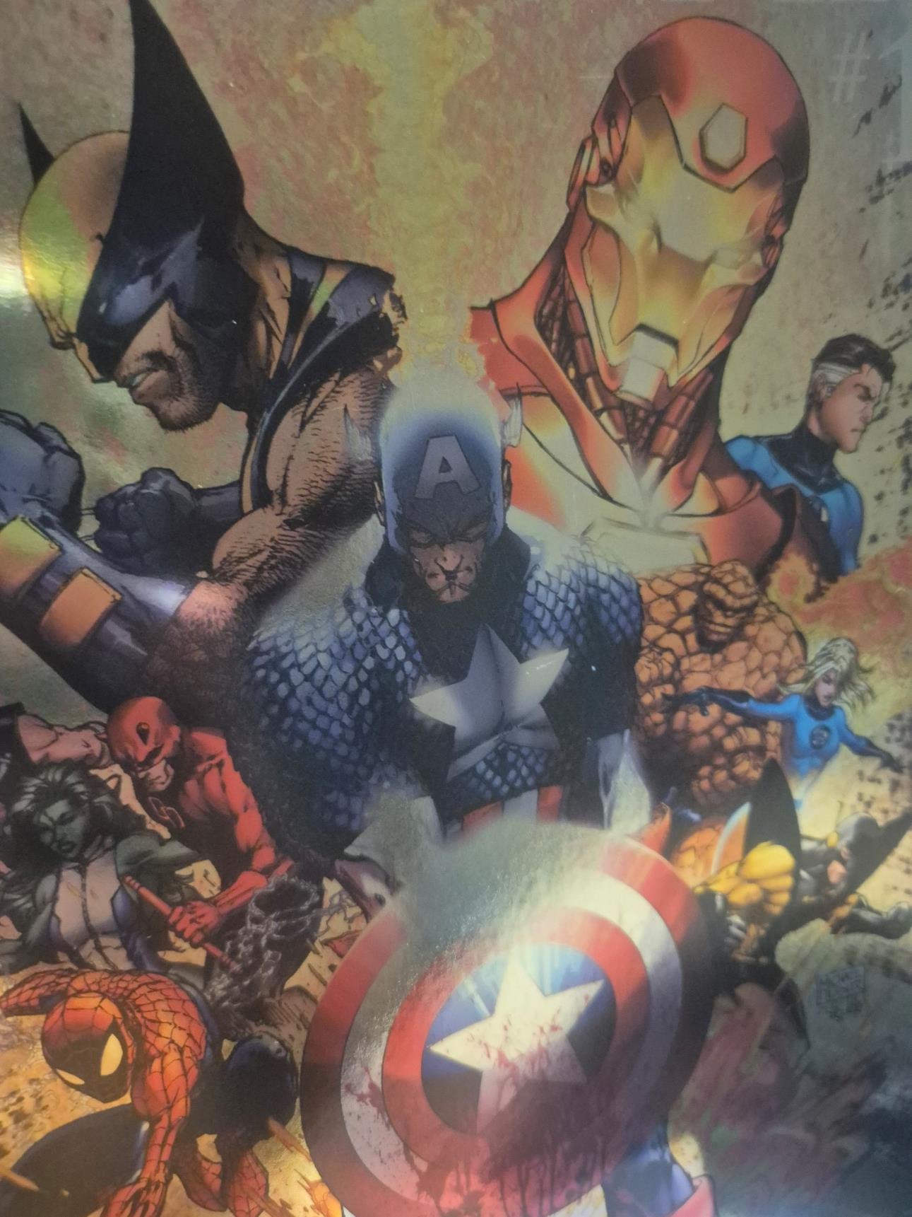 Civil War, Vol. 1, #1, Michael Turner Facsimile Foil Variant NM/M