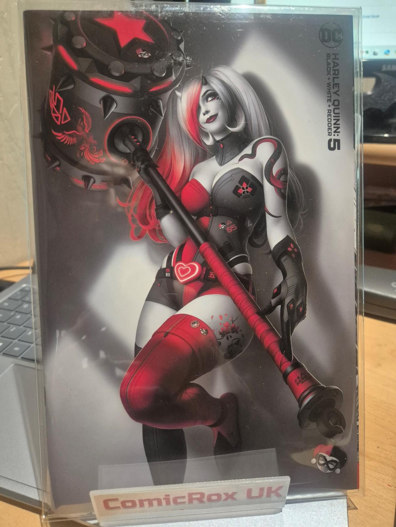 Harley Quinn: Black + White + Redder, #5, Warren Louw Variant, Mint