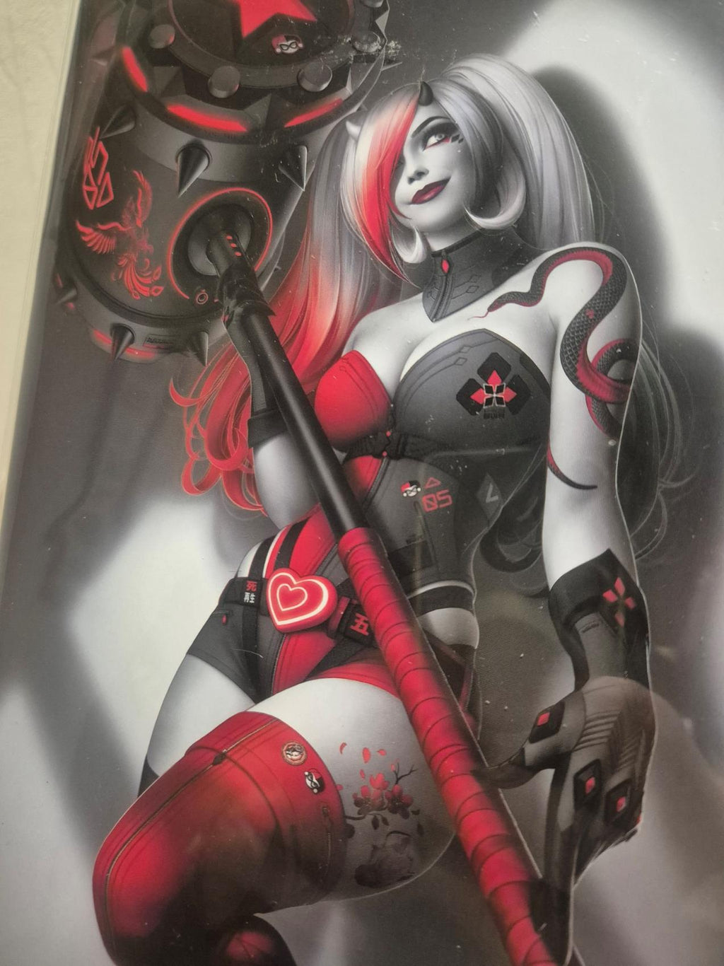 Harley Quinn: Black + White + Redder, #5, Warren Louw Variant, Mint