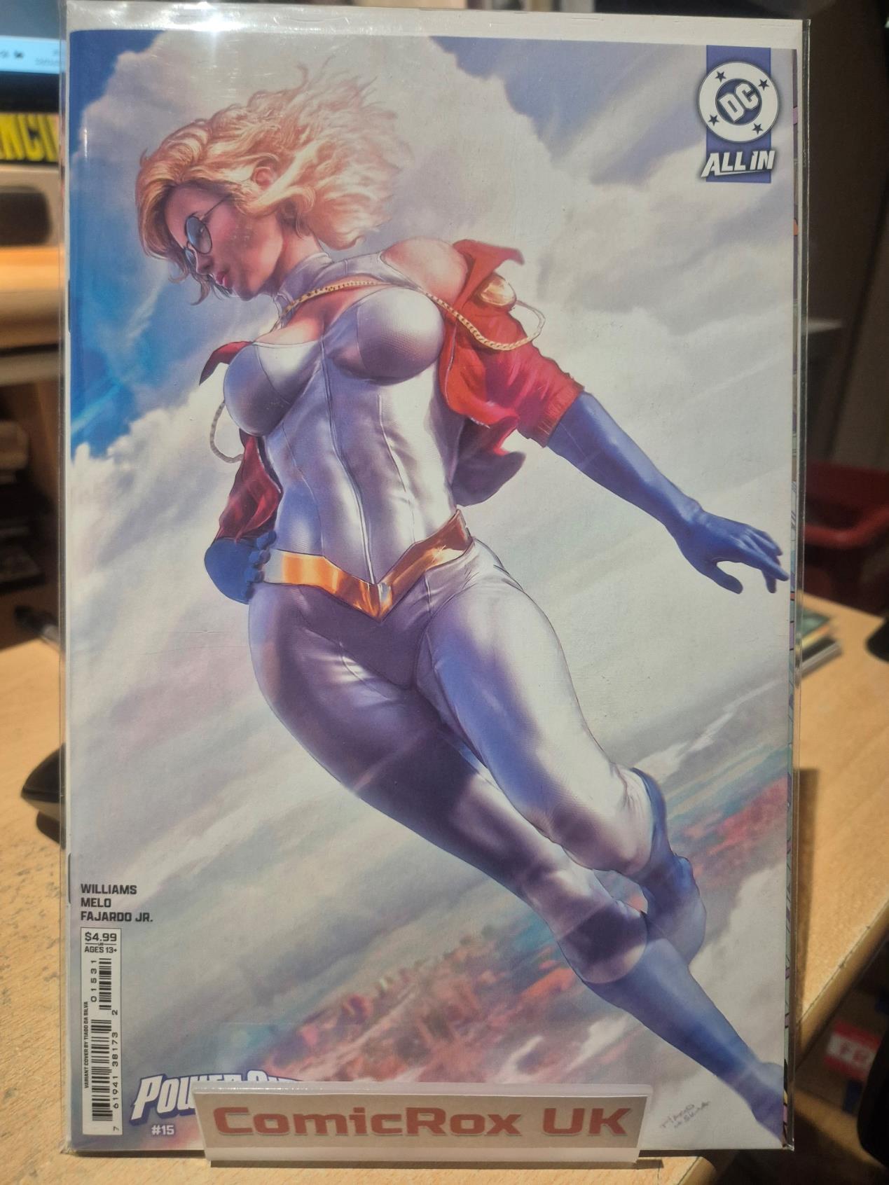 Power Girl, Vol. 3, #15, Tiago Da Silva Variant Cover, Mint, Key Edition