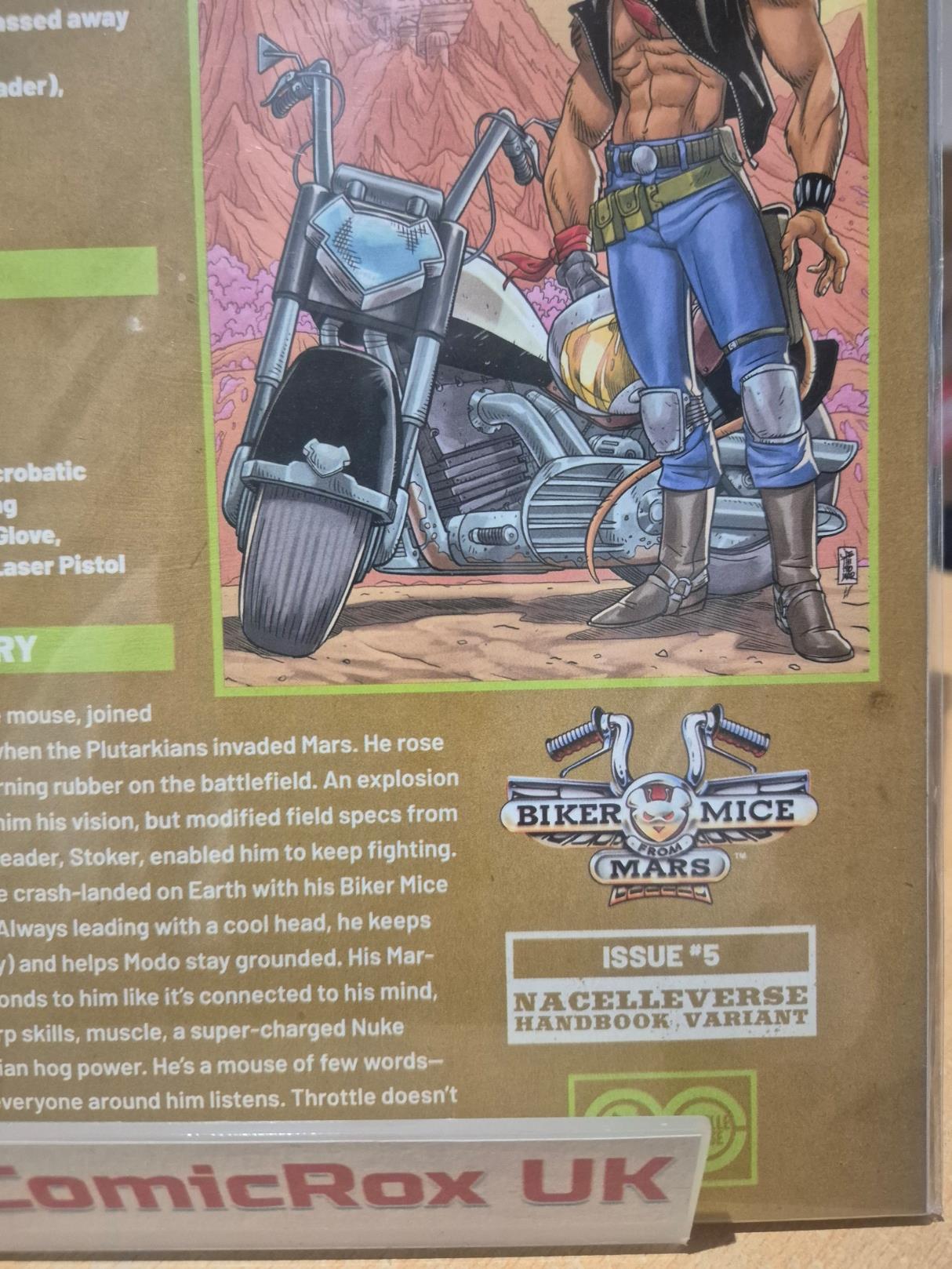 Biker Mice From Mars (Oni Press), #5, Aj Jothikumar Handbook Variant, NEW/Mint