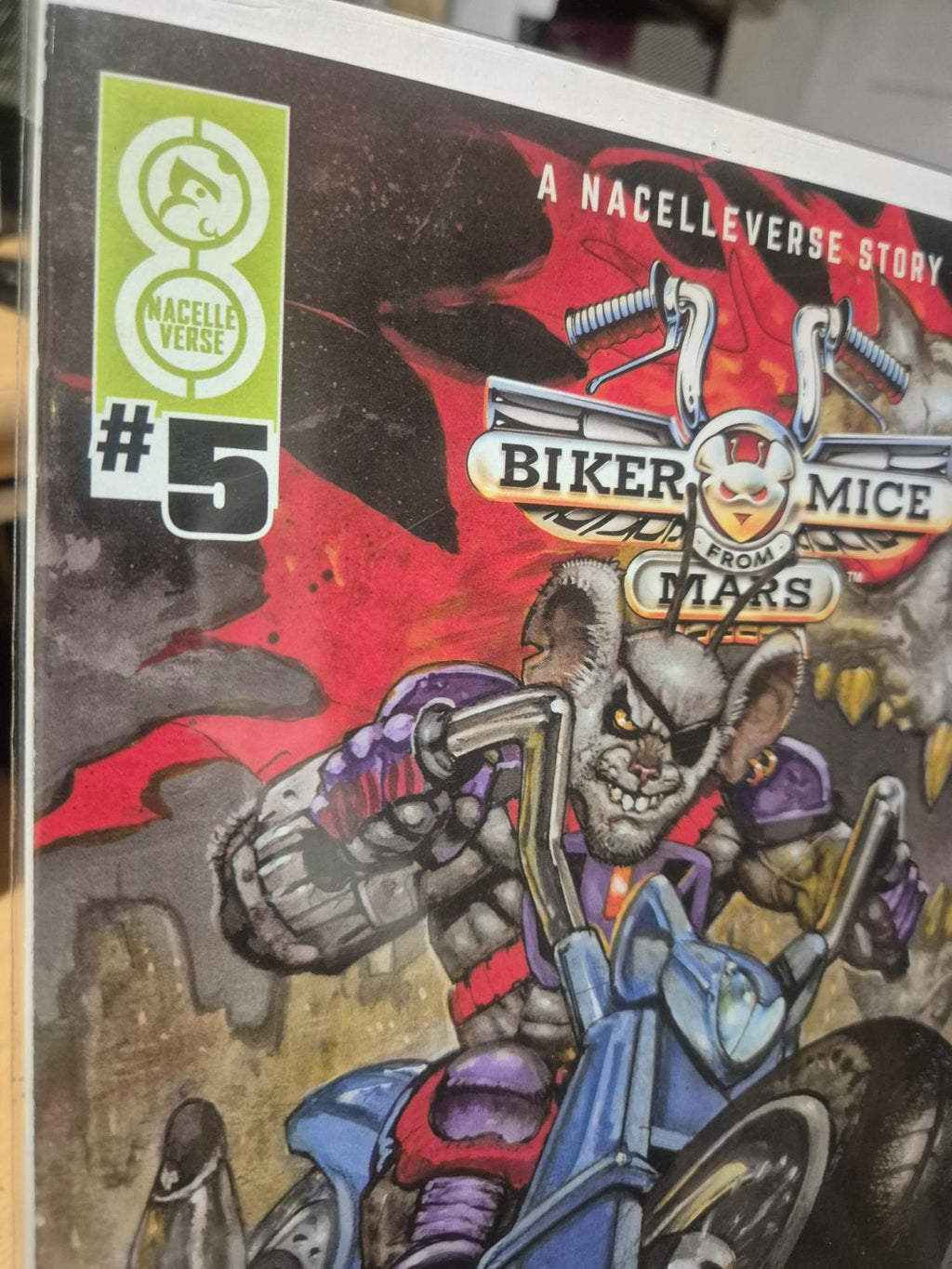 Biker Mice From Mars, #5, Simon Bisley INCENTIVE Variant (1:10), NEW/Mint