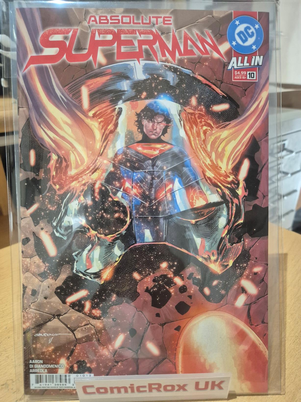 Absolute Superman, #10, 2nd Printing Rafa Sandoval, NEW/Mint
