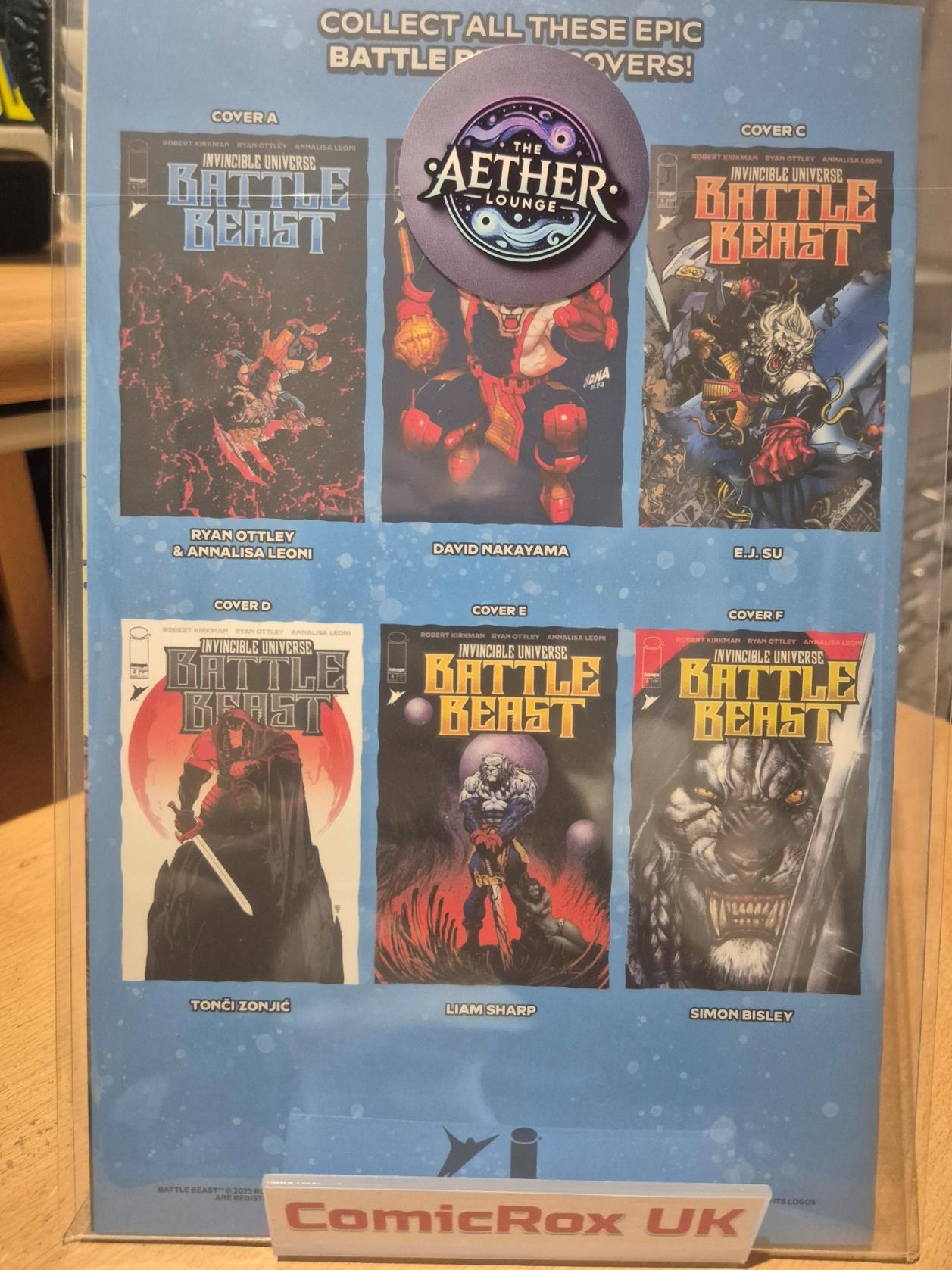 Invincible Universe Battle Beast, #3, 2nd Printing Ryan Ottley Variant, NEW/Mint