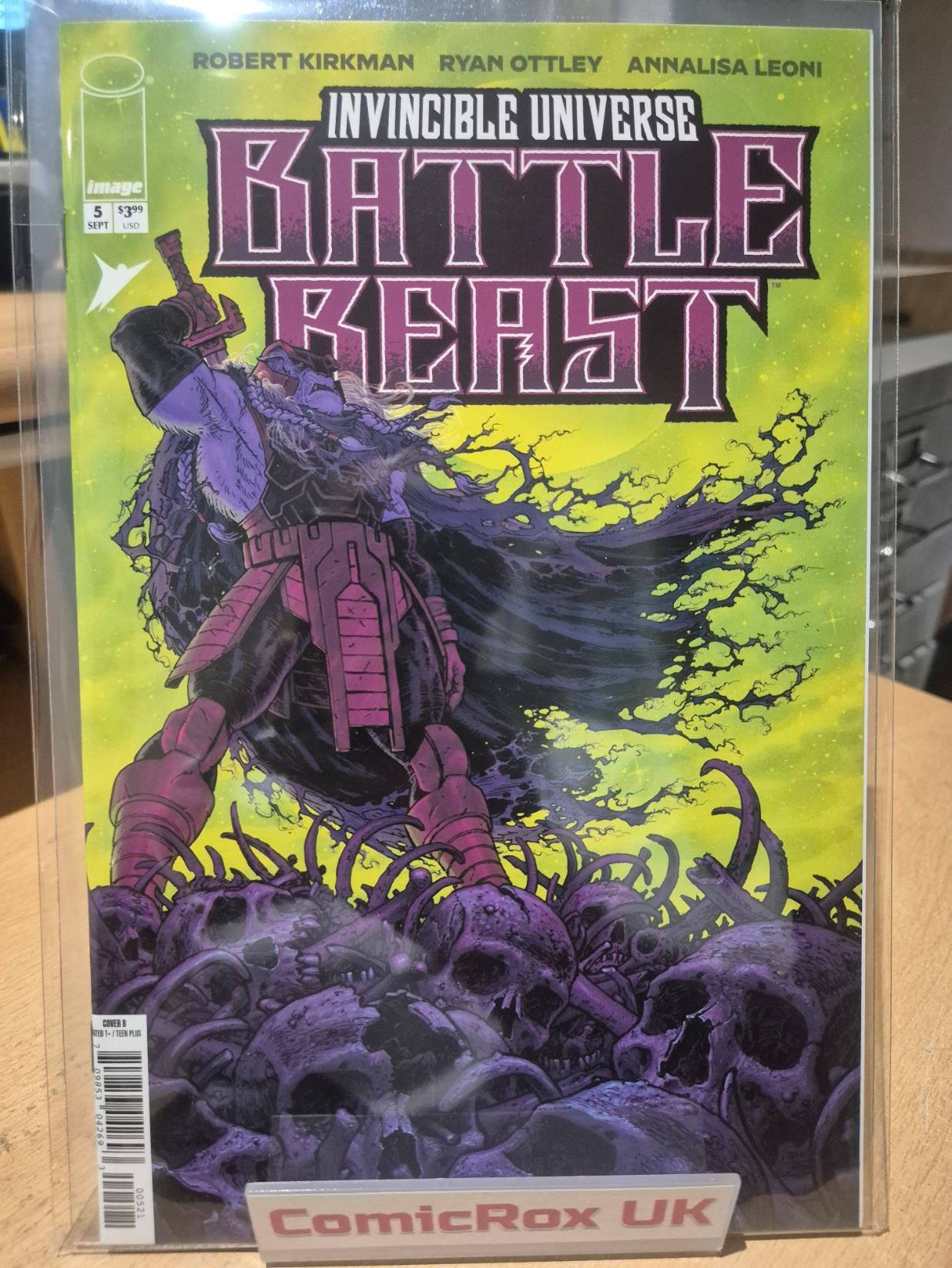 Invincible Universe Battle Beast, #5, Tony Moore Variant, NEW/Mint