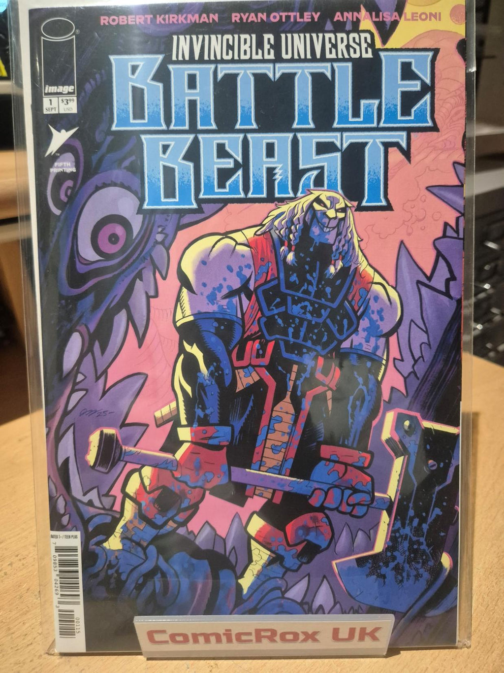 Invincible Universe Battle Beast, #1, 5th Printing Dylan Burnett, NEW/Mint