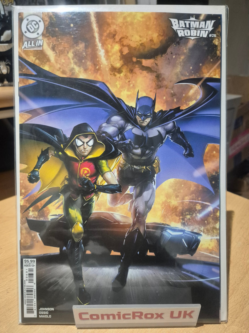 Batman and Robin, Vol. 3, #26, Clayton Crain Variant, NEW/Mint