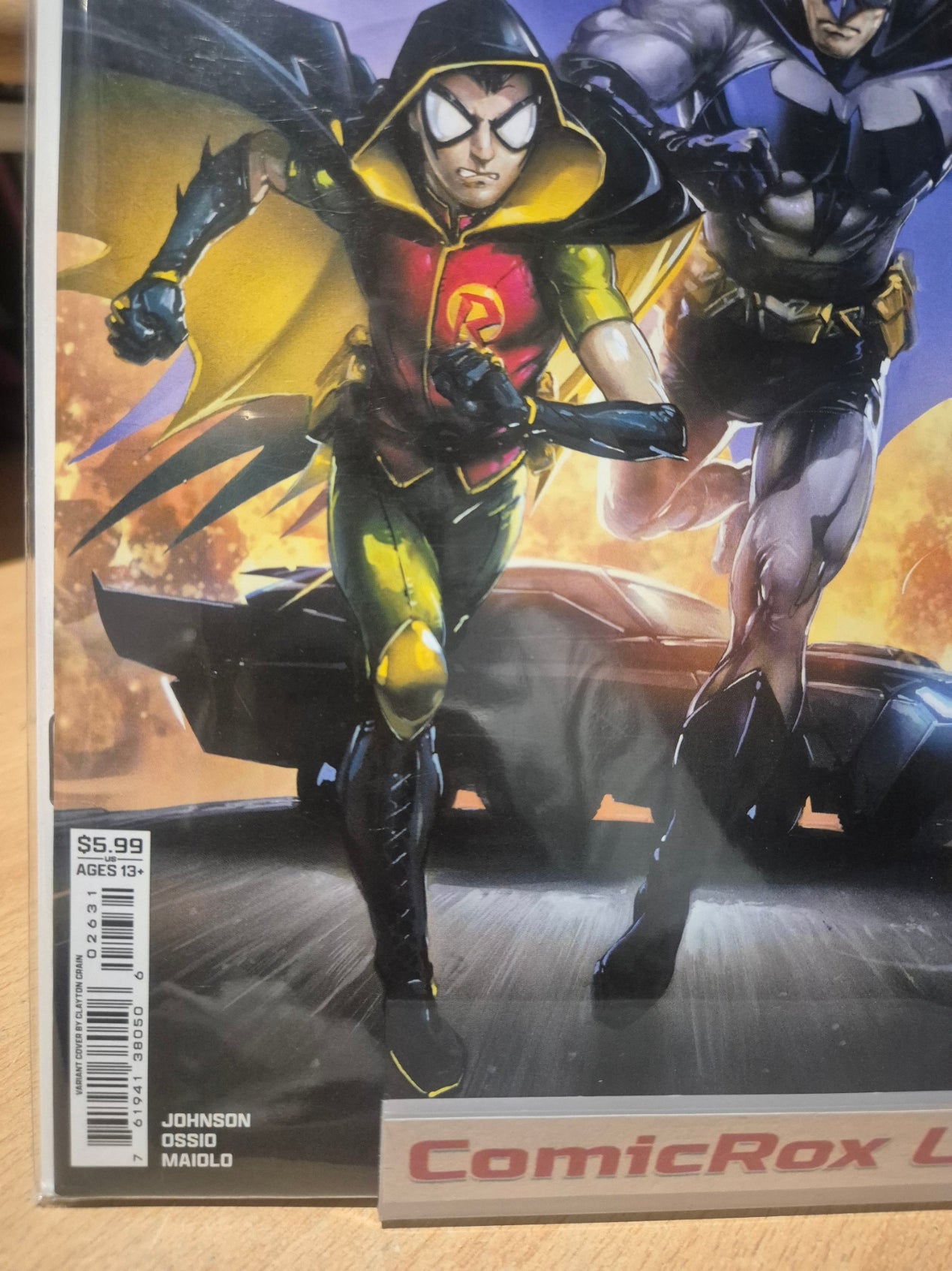 Batman and Robin, Vol. 3, #26, Clayton Crain Variant, NEW/Mint