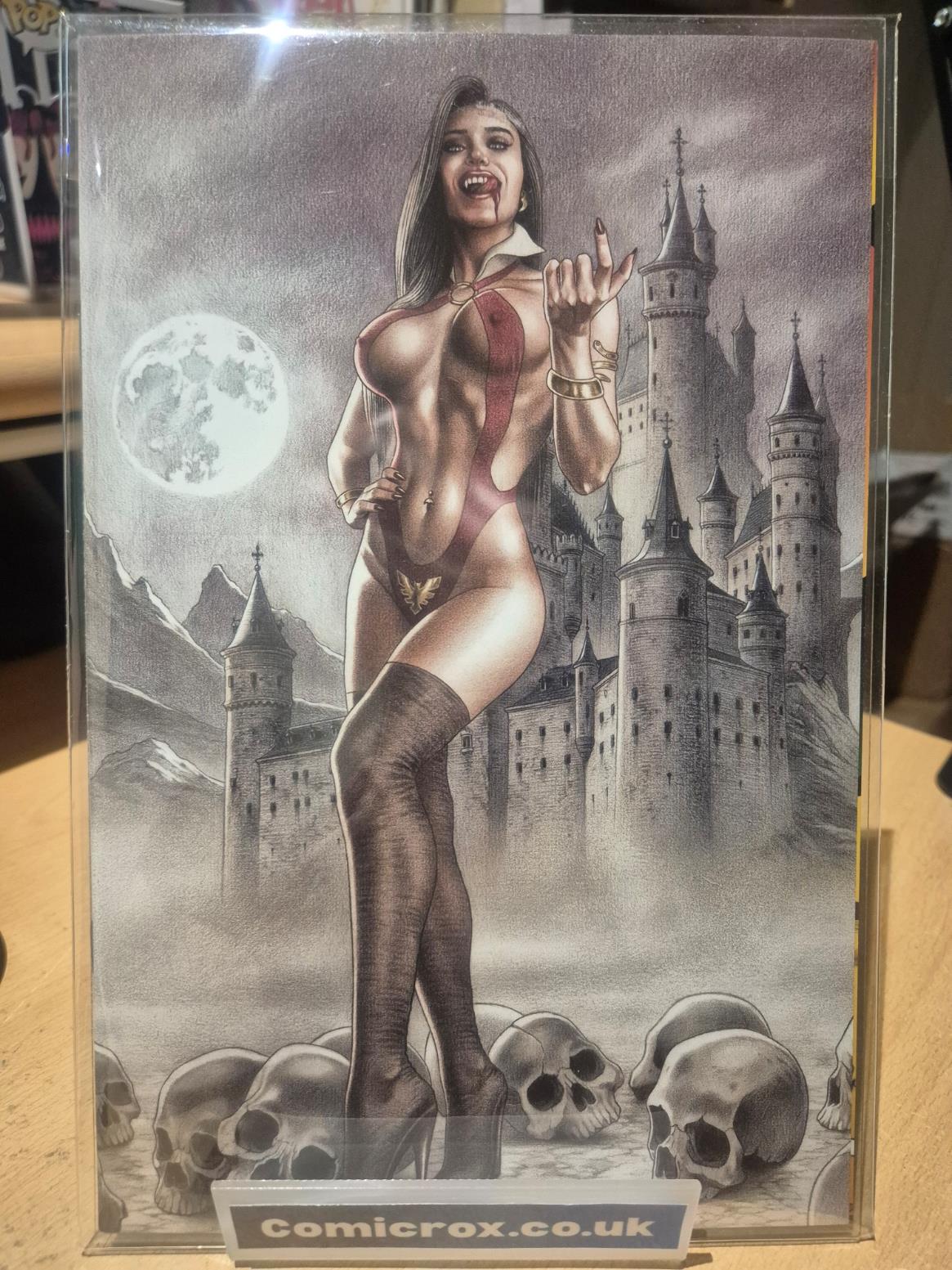 Vampirella, #19, Slab City Exclusive Jairo Valverde Virgin Variant, MINT, Mylar