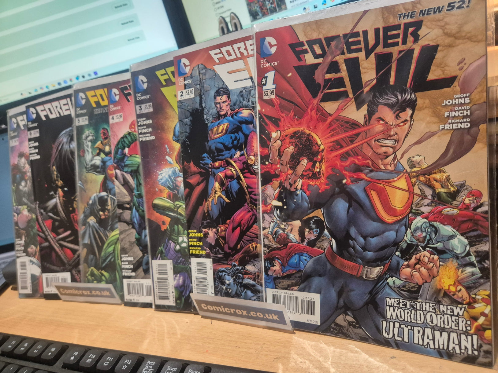 DC Forever Evil, Issues #1 to 7, Full Set, All VF/NM or Higher!, Bargain Lot