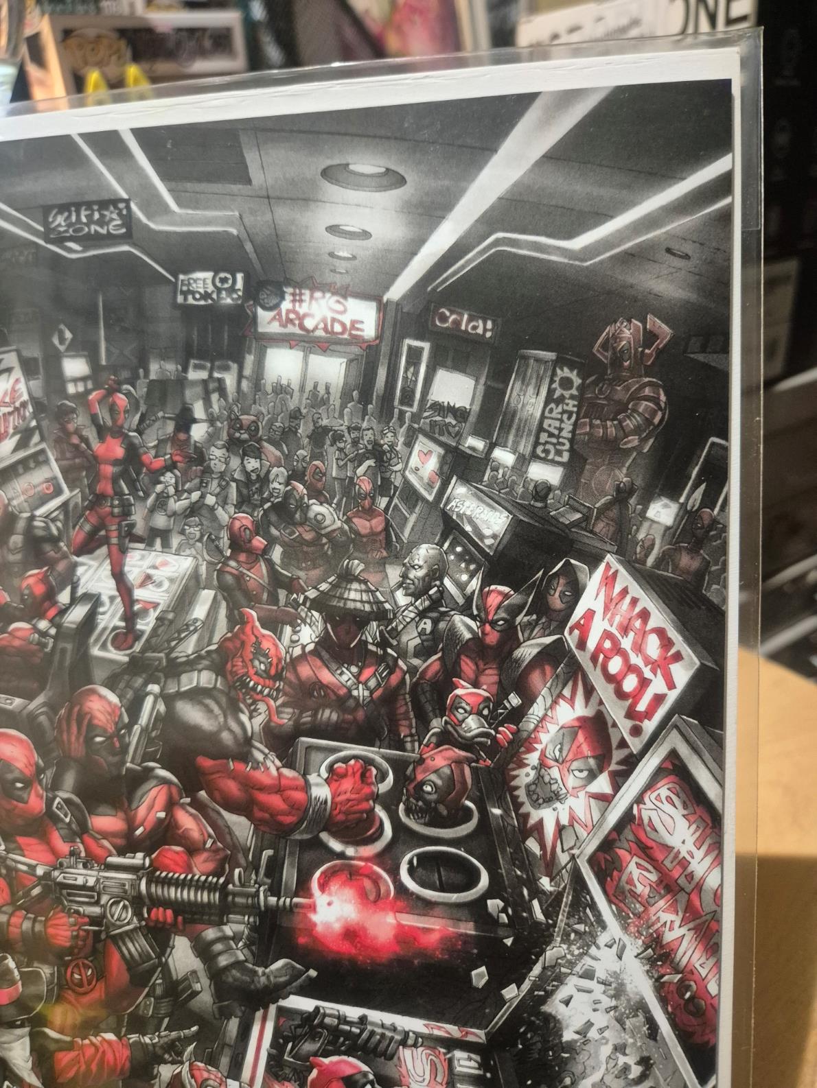 Deadpool: Black, White & Blood, #1, Alan Quah, VIRGIN Variant B, MINT