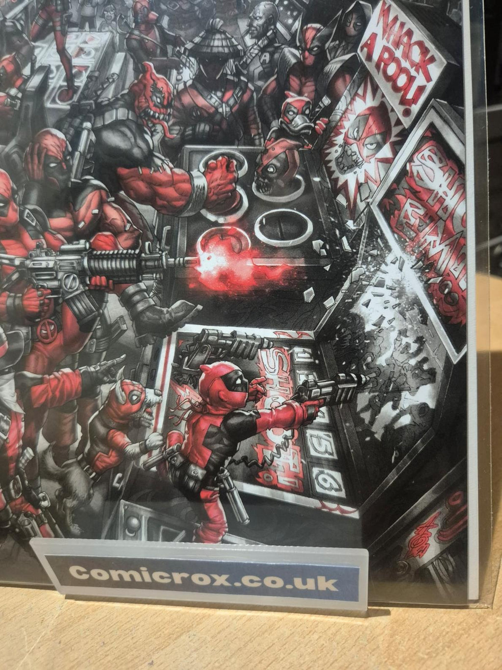 Deadpool: Black, White & Blood, #1, Alan Quah, VIRGIN Variant B, MINT