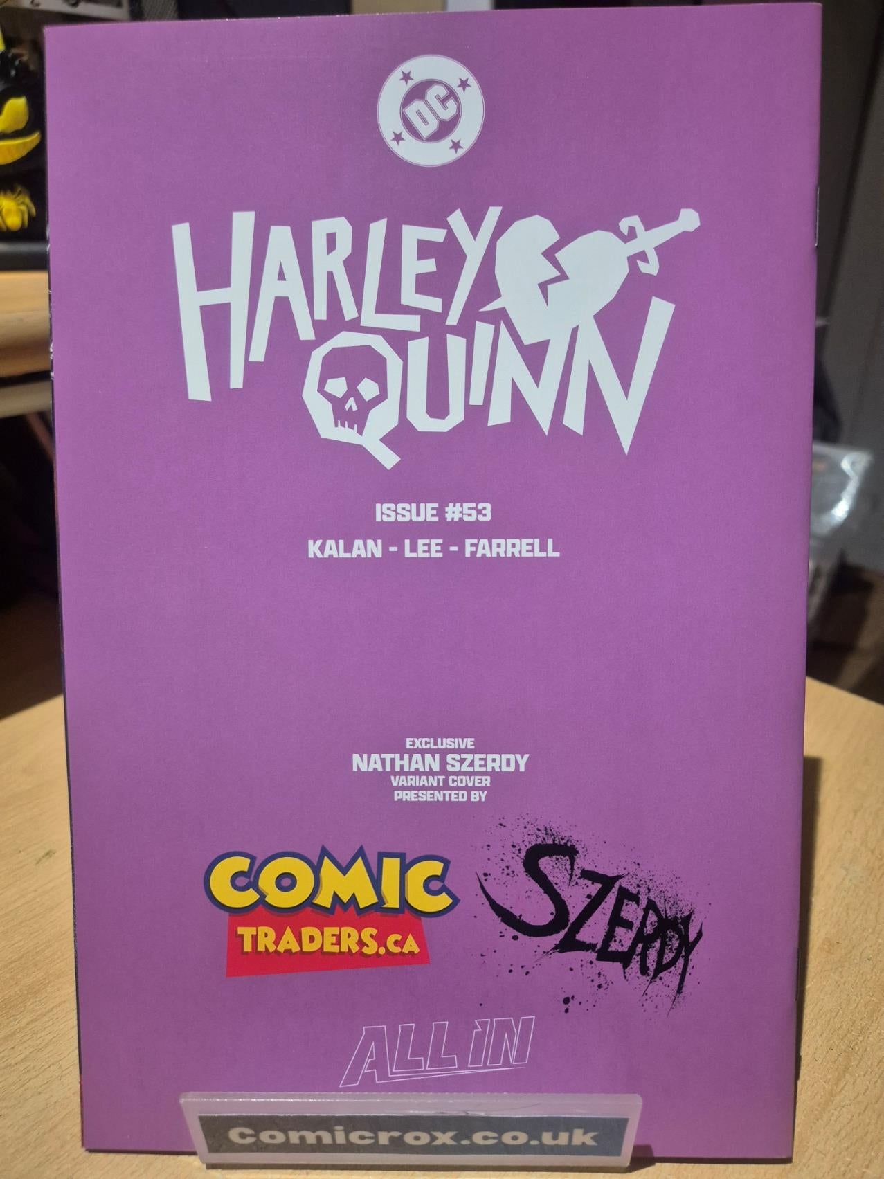 Harley Quinn, #53, Nathan Szerdy Exclusive Virgin Variant (Ltd. 100), Mint
