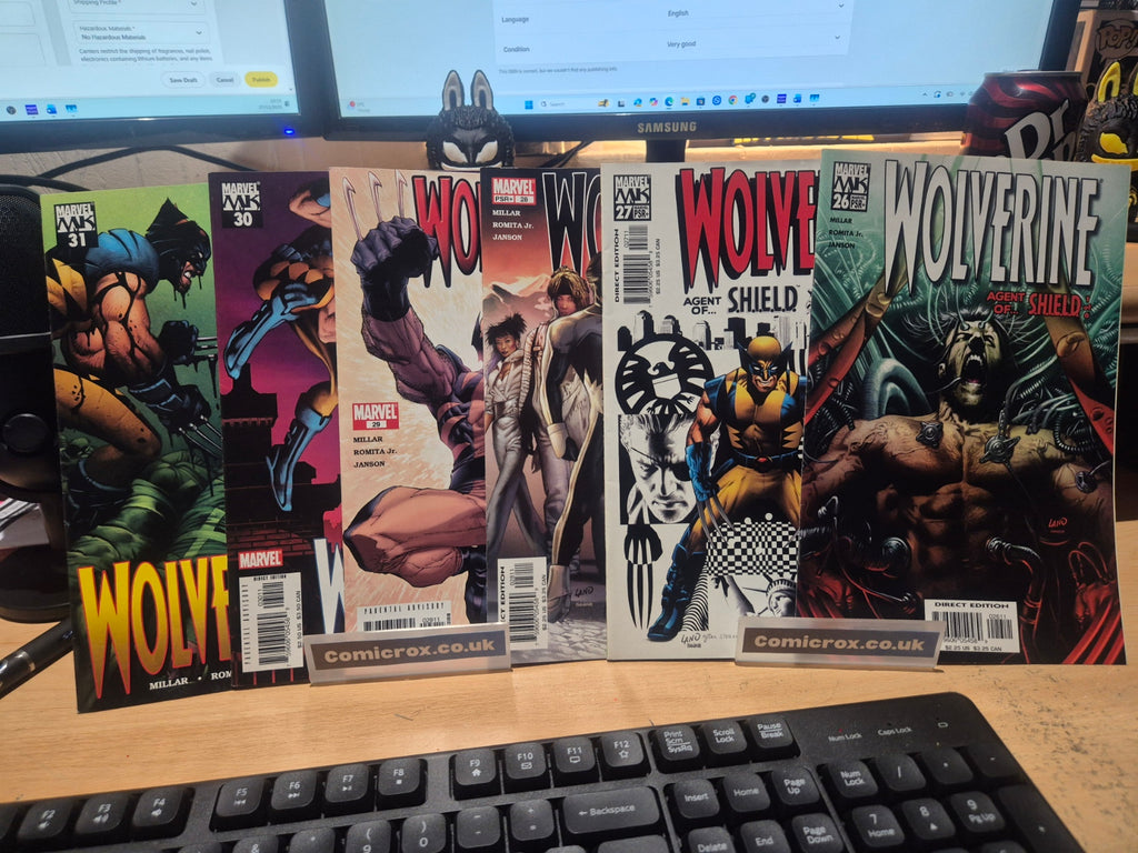 Wolverine Agent of Shield Full Set, Issues 26-31 - All VF/NM or higher, Bargain