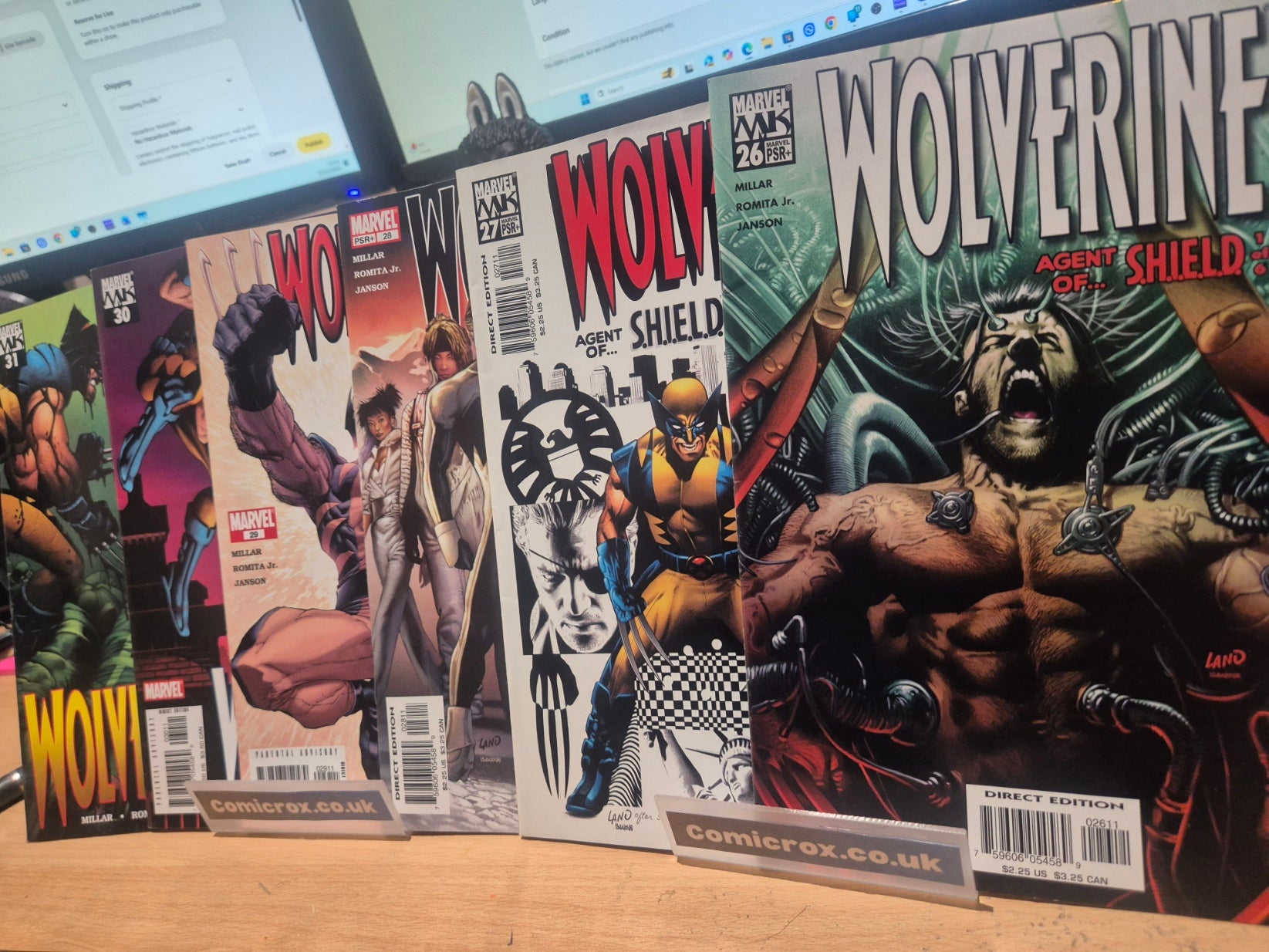 Wolverine Agent of Shield Full Set, Issues 26-31 - All VF/NM or higher, Bargain