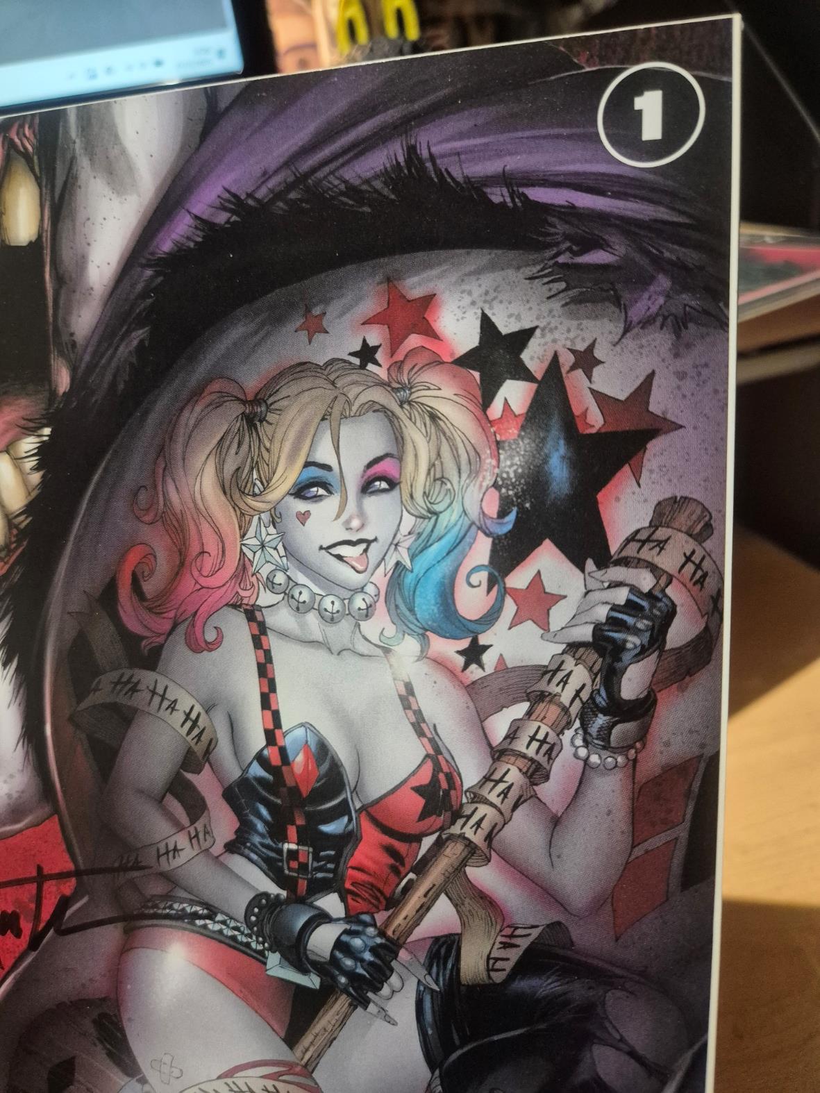 Harley Quinn and Poison Ivy, #1, Tyler Kirkham Exclusive SIGNED by Tyler, COA