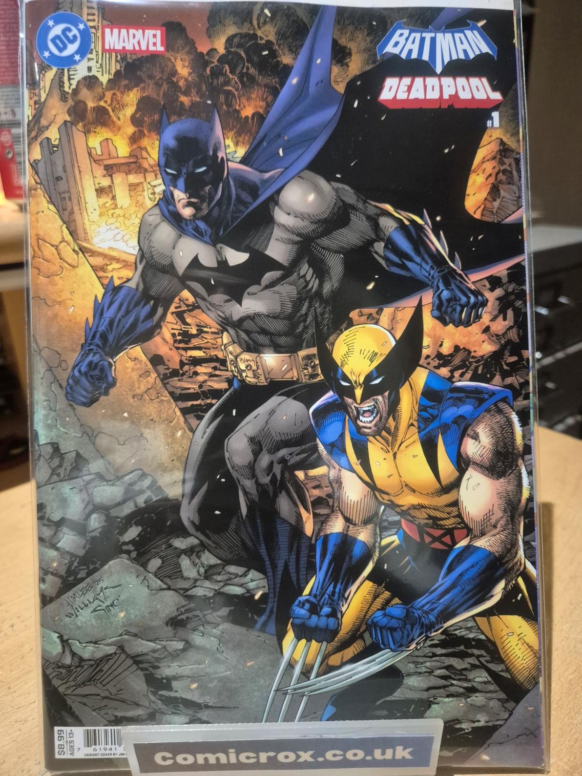 DC MARVEL BATMAN DEADPOOL #1 JIM LEE BATMAN WOLVERINE VARIANT (19/11/2025)