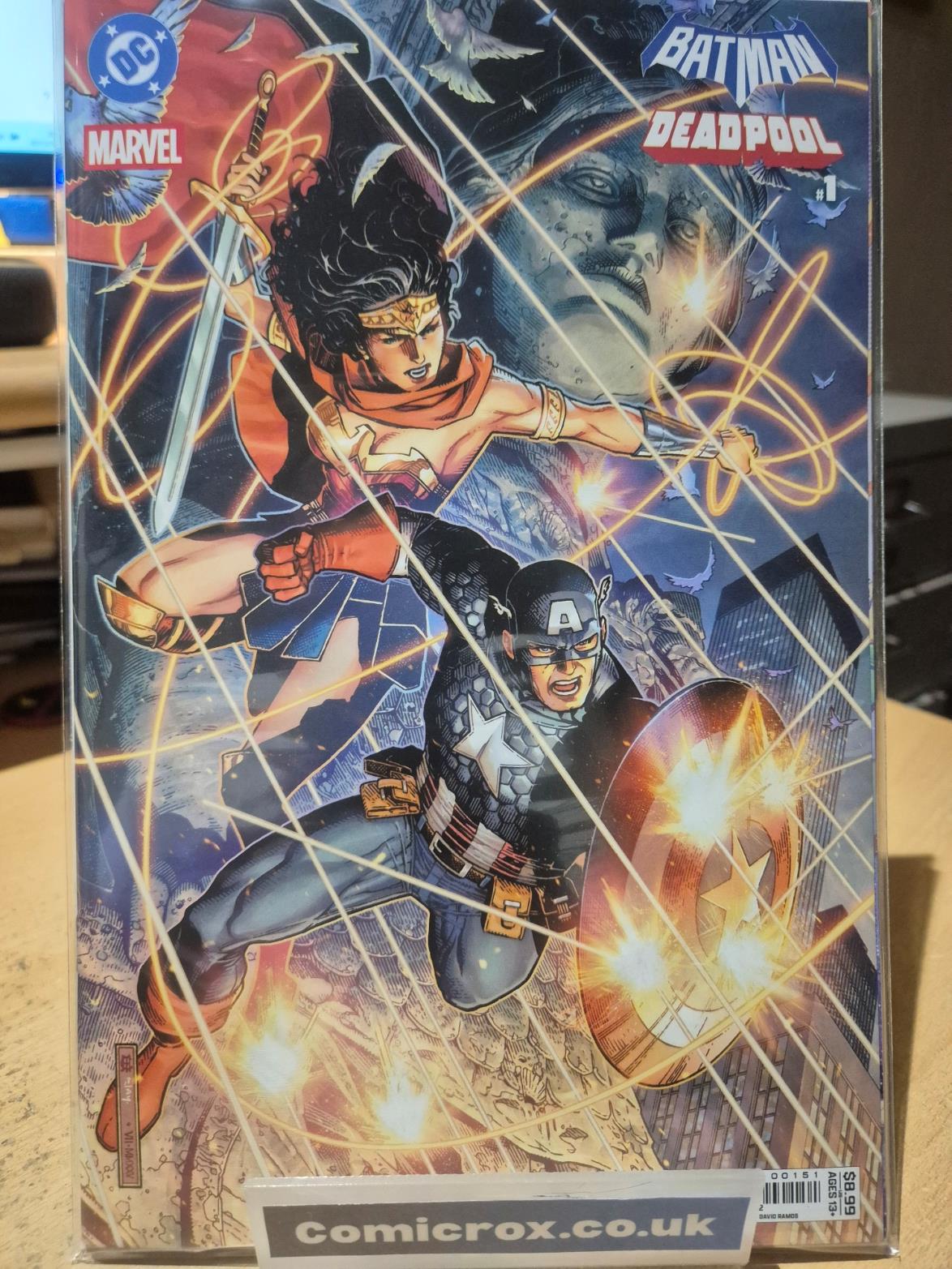 DC MARVEL BATMAN DEADPOOL #1 CHEUNG WW CAP AMERICA VARIANT (19/11/2025)