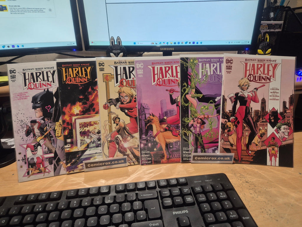BATMAN: WHITE KNIGHT PRESENTS HARLEY QUINN, FULL SET #1 TO 6, VARIANTS/KEYS, NEW