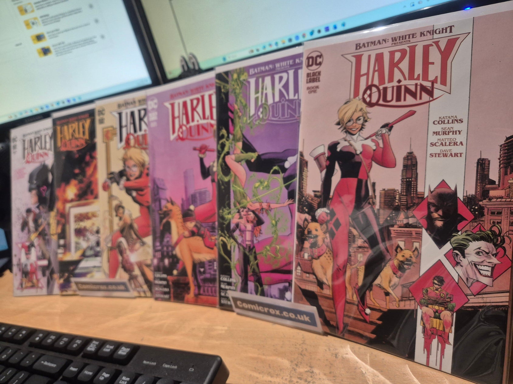 BATMAN: WHITE KNIGHT PRESENTS HARLEY QUINN, FULL SET #1 TO 6, VARIANTS/KEYS, NEW
