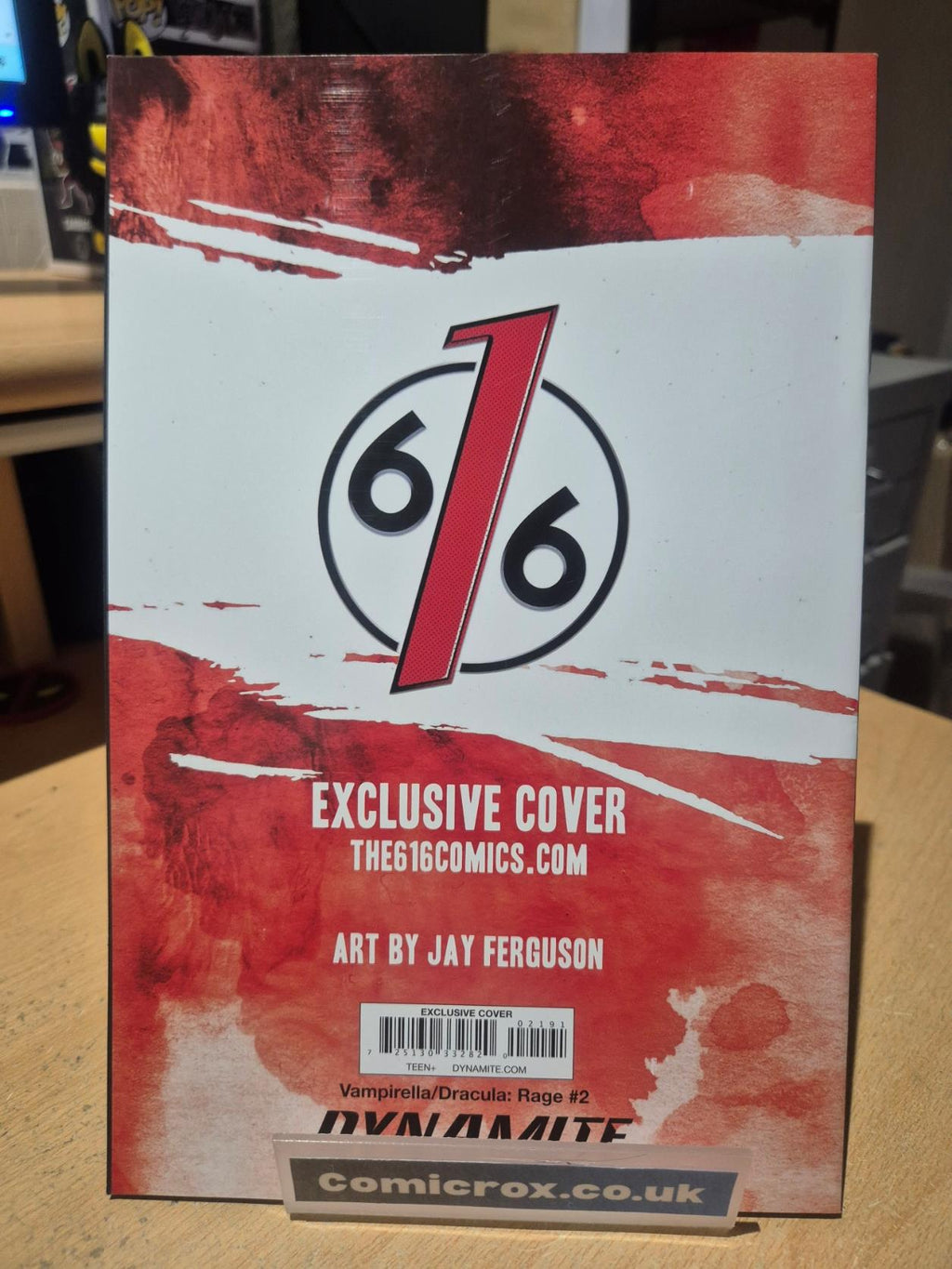 VAMPIRELLA DRACULA RAGE 2 JAY FERGUSON 616 VIRGIN VARIANT LTD 500, NEW