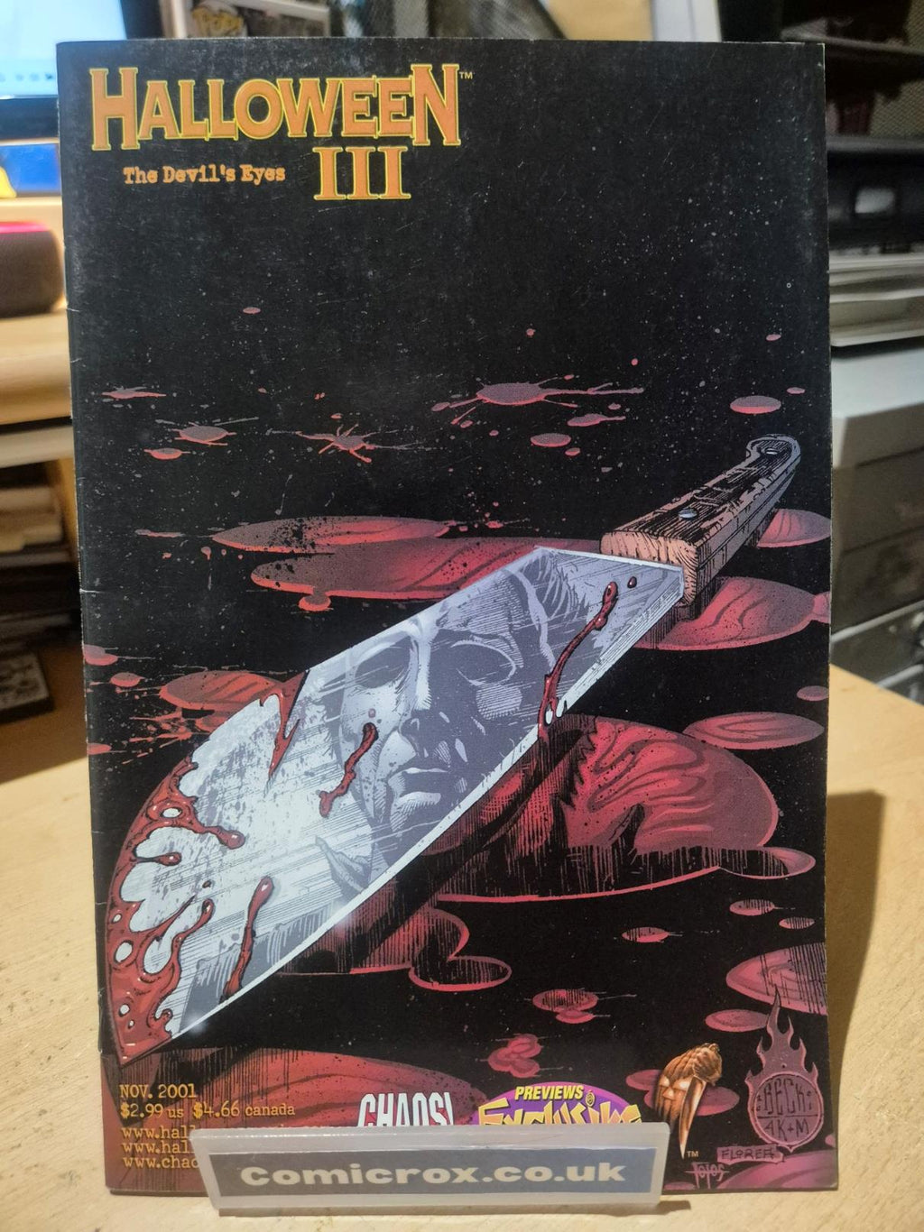 Halloween III: The Devil's Eyes, #1C, Previews Exclusive VF/NM