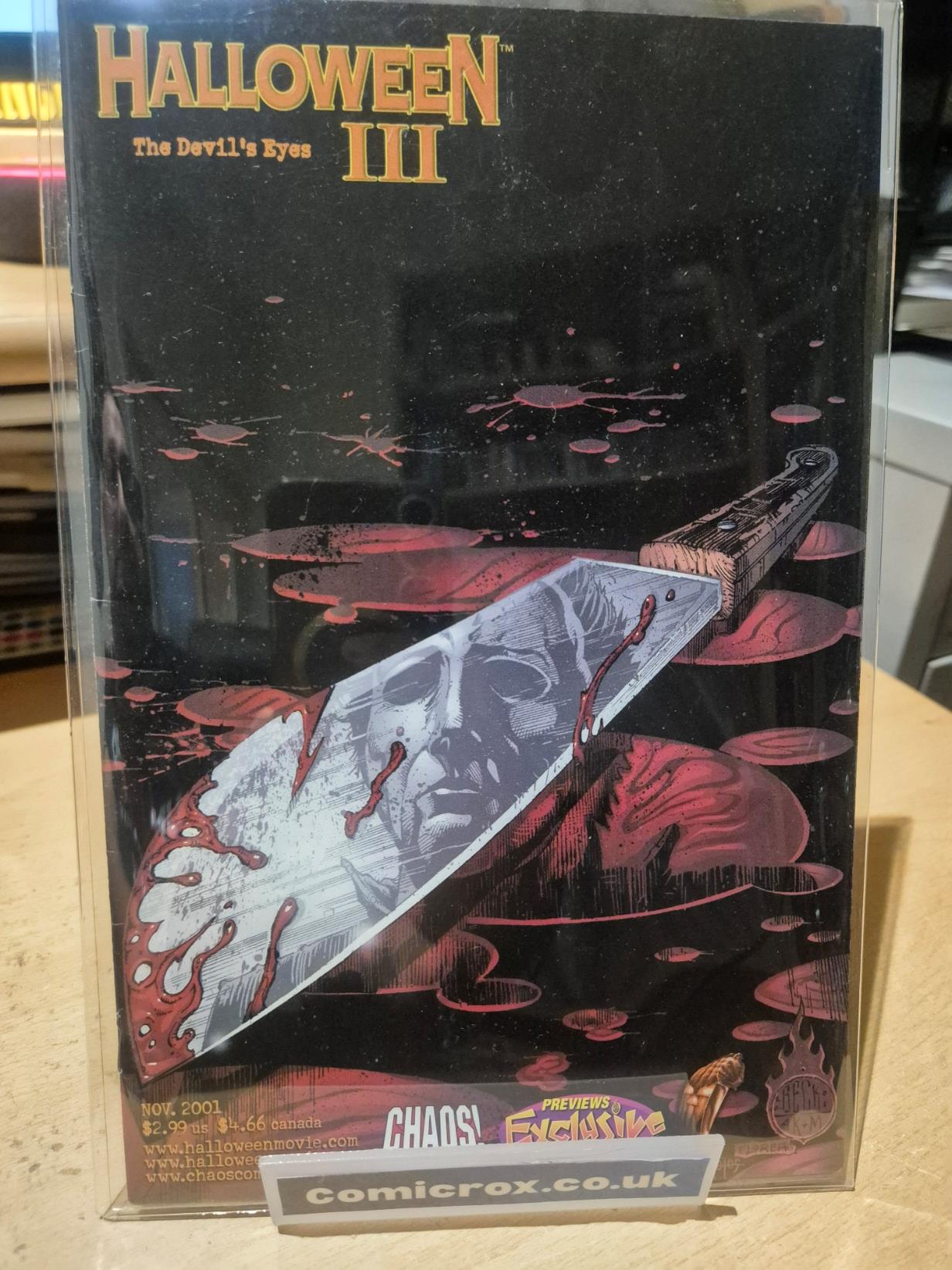 Halloween III: The Devil's Eyes, #1C, Previews Exclusive VF/NM