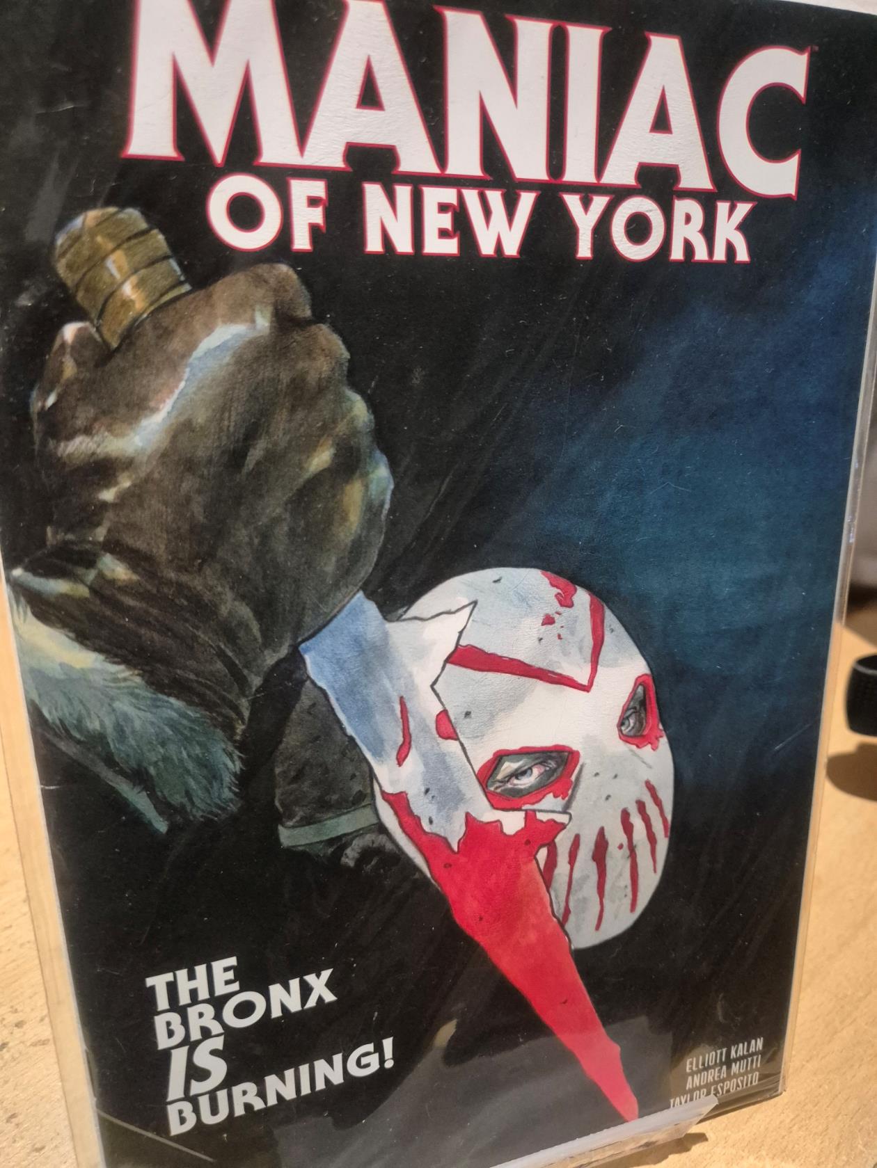 Maniac of New York Bronx is Burning #2 Variant Cover 2022, Aftershock, VF/NM