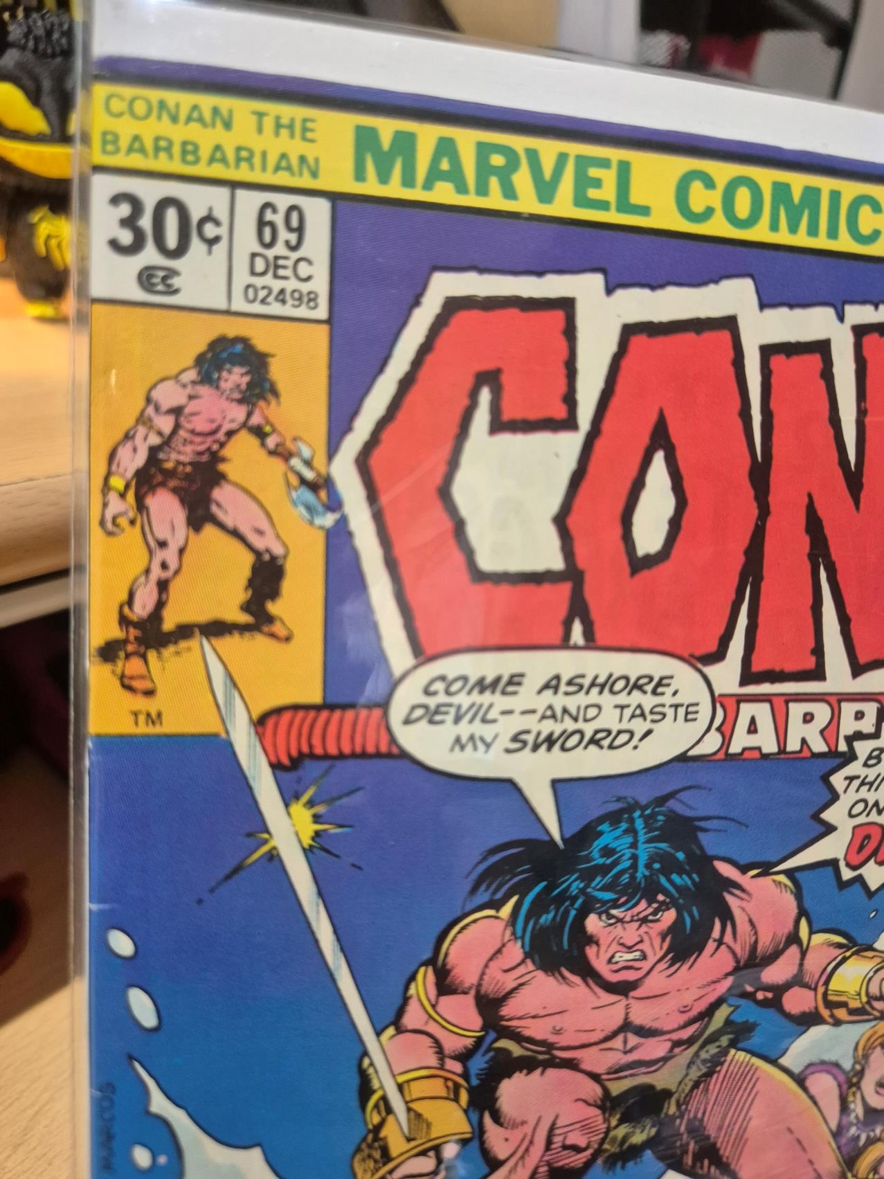 CONAN THE BARBARIAN #69 VF+ (8.5) MARVEL ( VOL 1 1976)