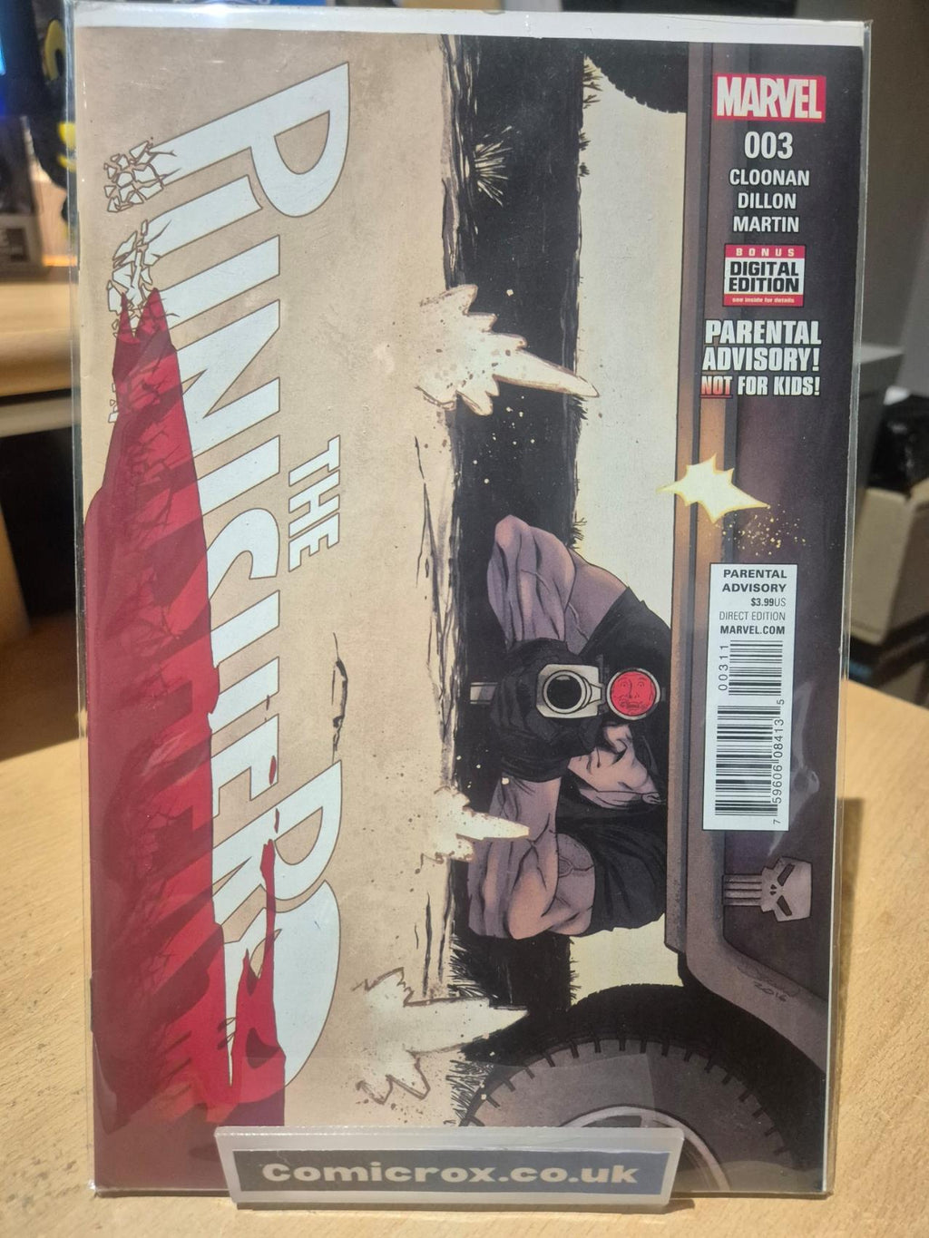 The Punisher #3 Vol. 11 (2016 Marvel Comics) Cloonan Cover, NM