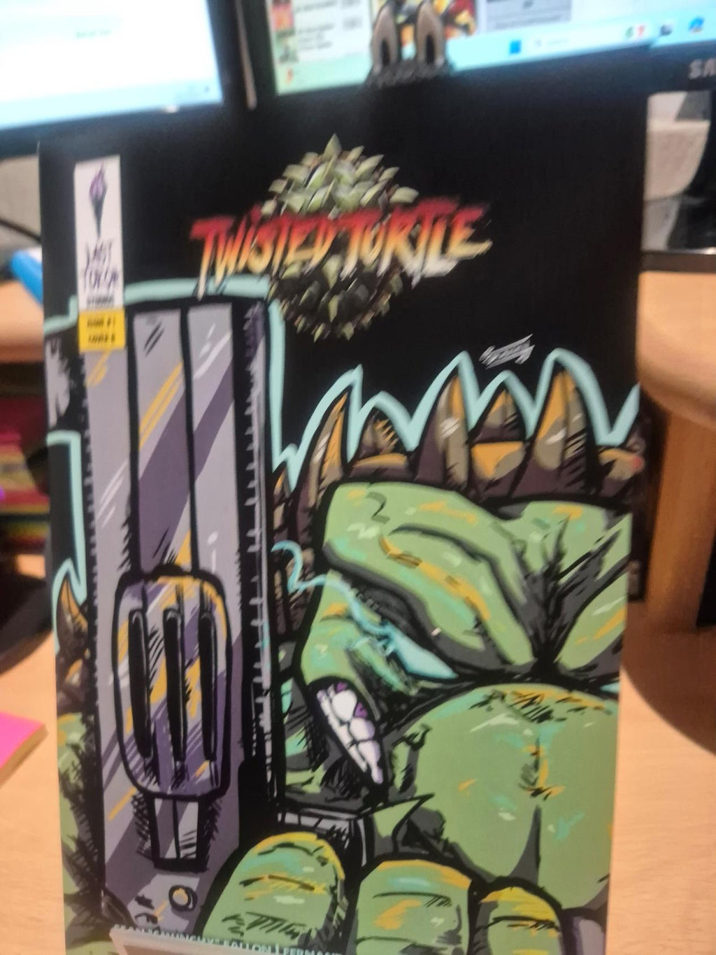 TWISTED TURTLE, #1 CVR B, LAST TORCH STUDIO, SOLD OUT UPON DROP! NEW in Mylar