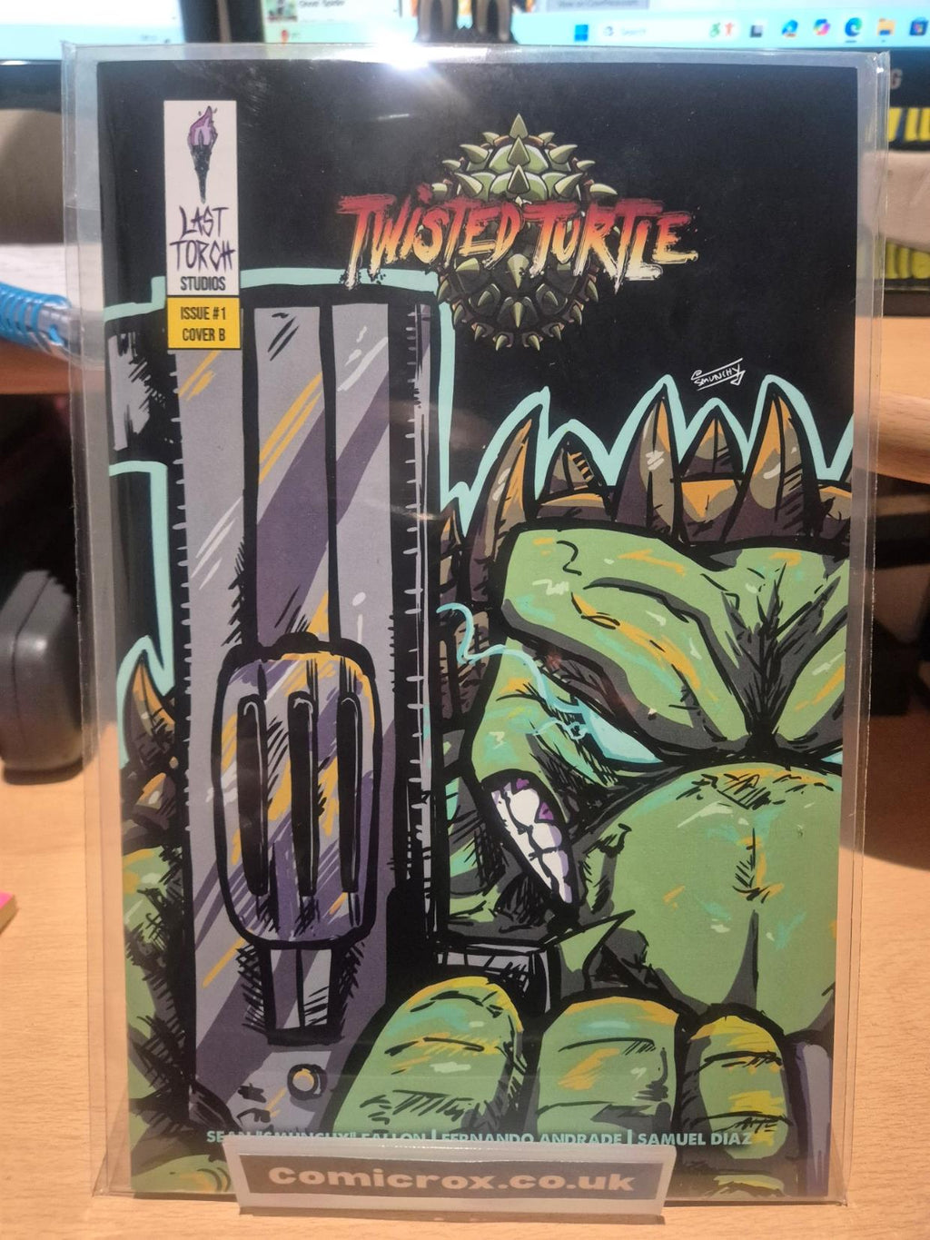 TWISTED TURTLE, #1 CVR B, LAST TORCH STUDIO, SOLD OUT UPON DROP! NEW in Mylar