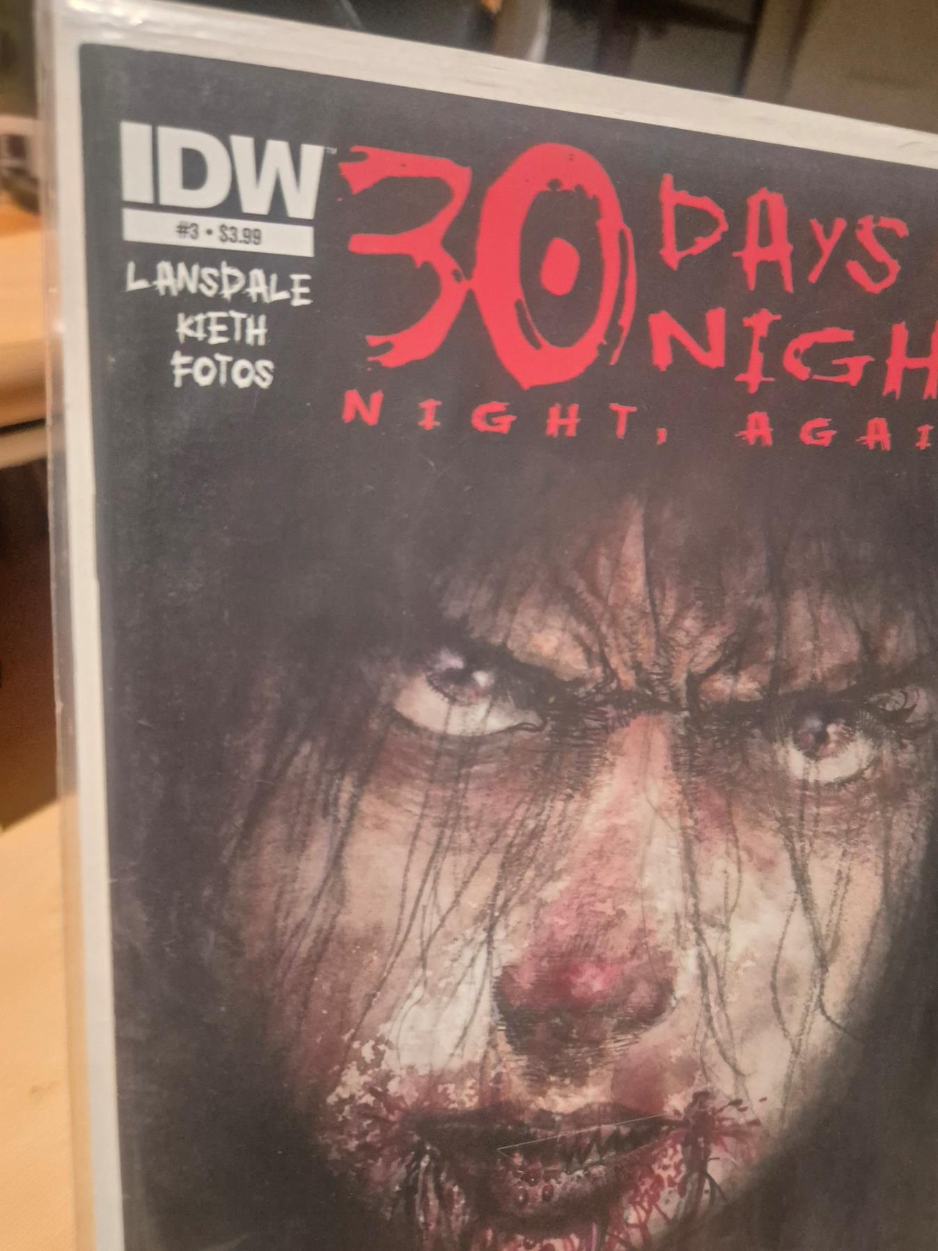30 DAYS OF NIGHT: NIGHT AGAIN, #3,  SAM KIETH COVER, IDW, NM-