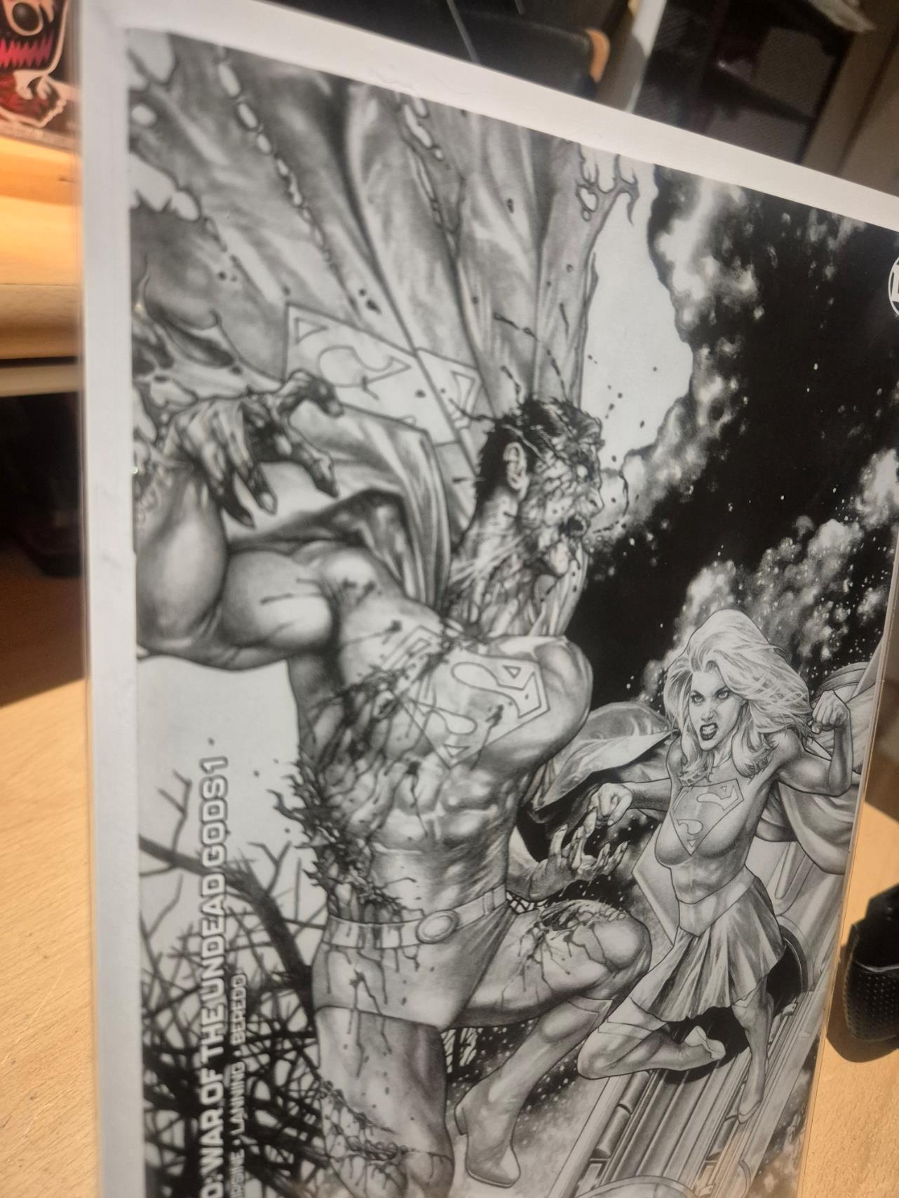 DCEASED: WAR OF THE UNDEAD GODS, #1, JAY ANACLETO CARD STOCK VARIANT, NEW/MINT