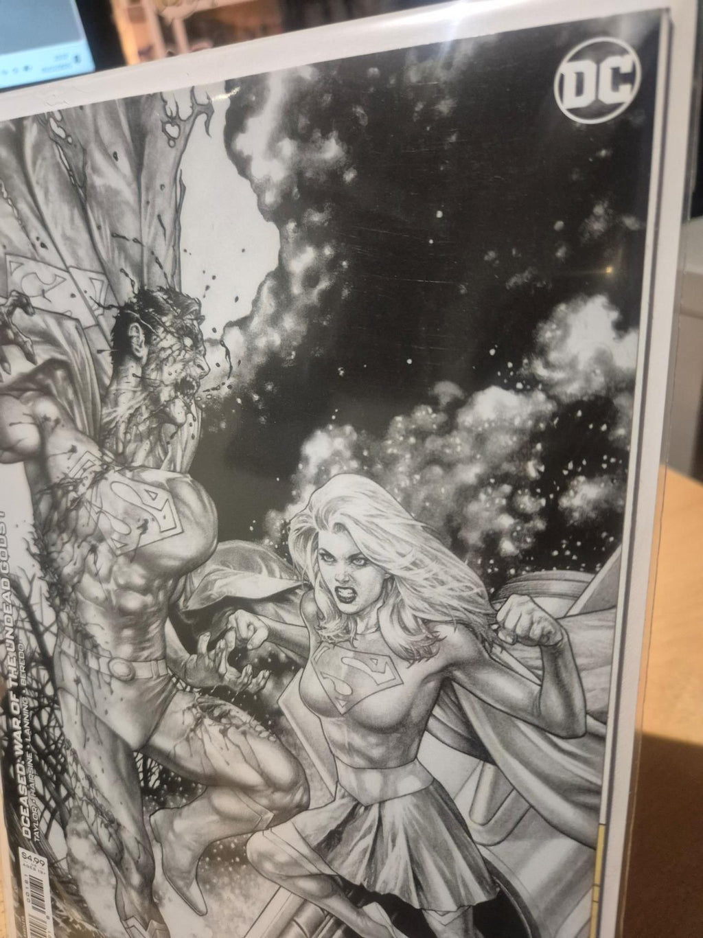 DCEASED: WAR OF THE UNDEAD GODS, #1, JAY ANACLETO CARD STOCK VARIANT, NEW/MINT