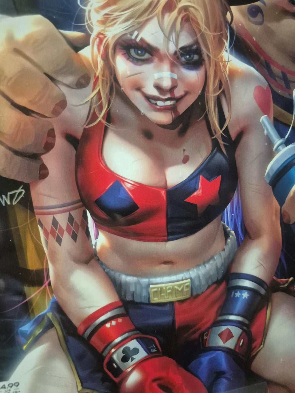 HARLEY QUINN, #15, DERRICK CHEW VARIANT, AMAZING COVER! MINT