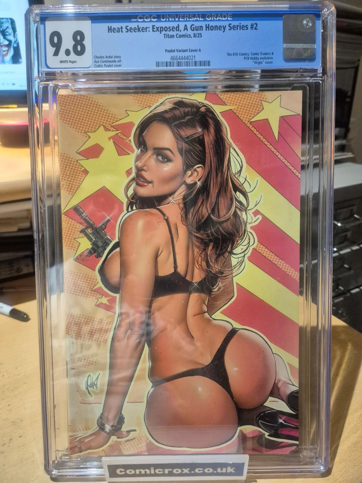 SLAB HEAT SEEKER: EXPOSED -  A GUN HONEY SERIES, #2, CEDRIC POULAT EXCLUSIVE VAR