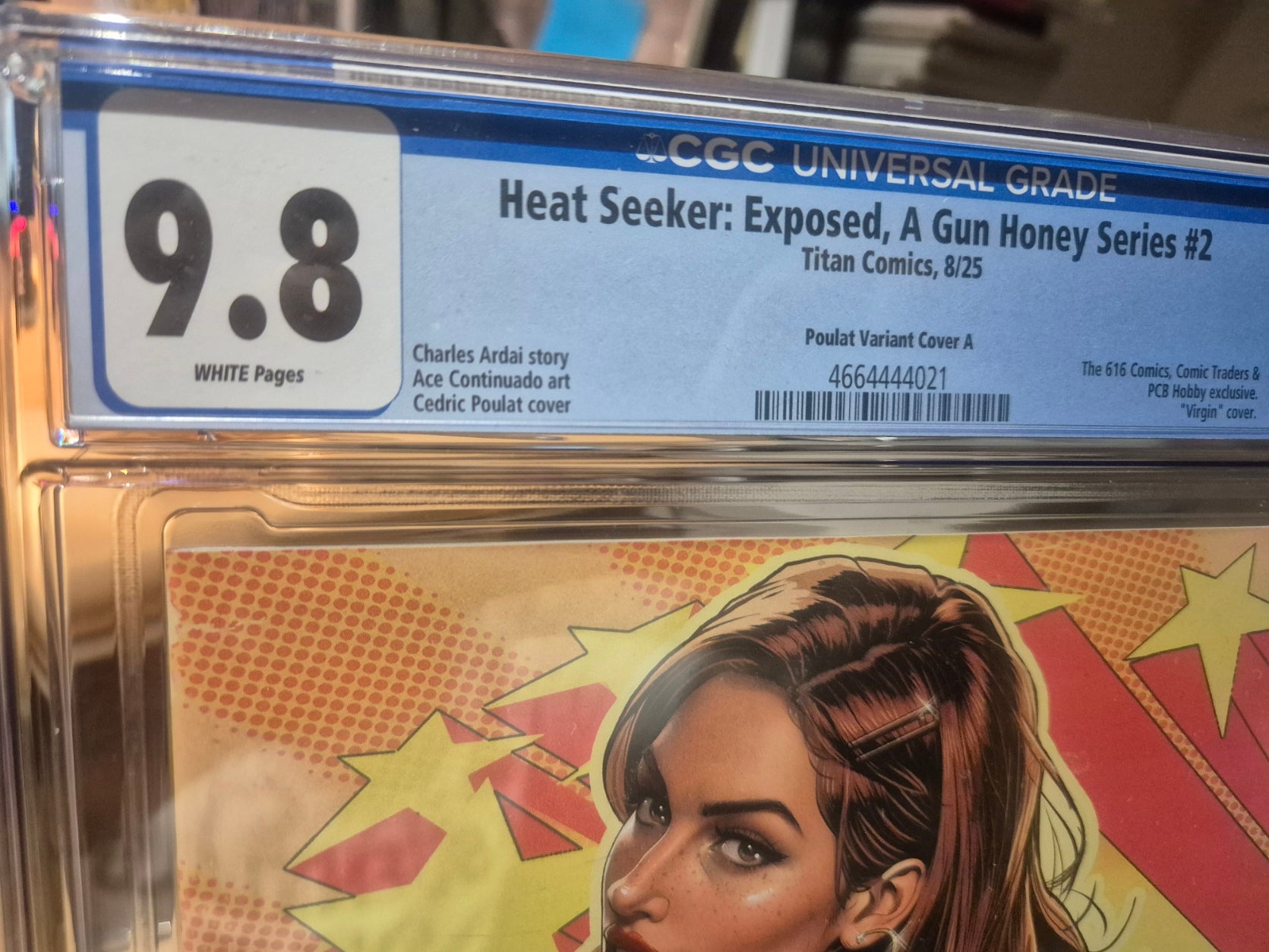 SLAB HEAT SEEKER: EXPOSED -  A GUN HONEY SERIES, #2, CEDRIC POULAT EXCLUSIVE VAR