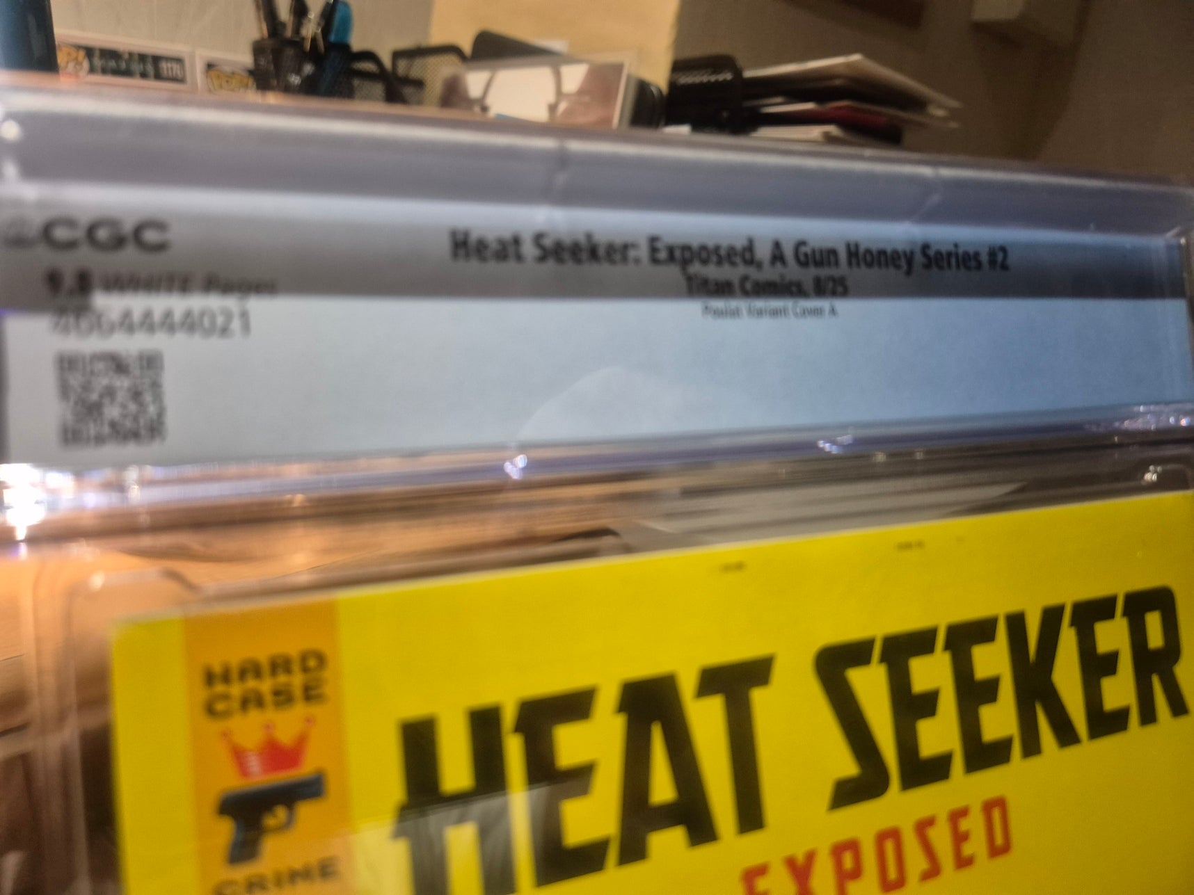 SLAB HEAT SEEKER: EXPOSED -  A GUN HONEY SERIES, #2, CEDRIC POULAT EXCLUSIVE VAR
