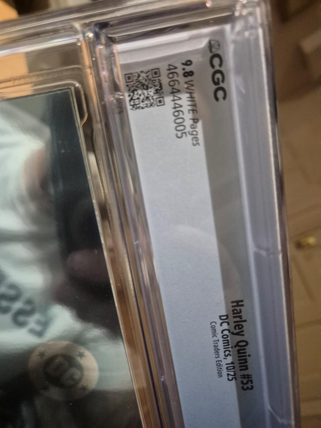 SLAB, HARLEY QUINN, #53, NATHAN SZERDY NYCC EXCLUSIVE SPOT FOIL VARIANT, CGC 9.8