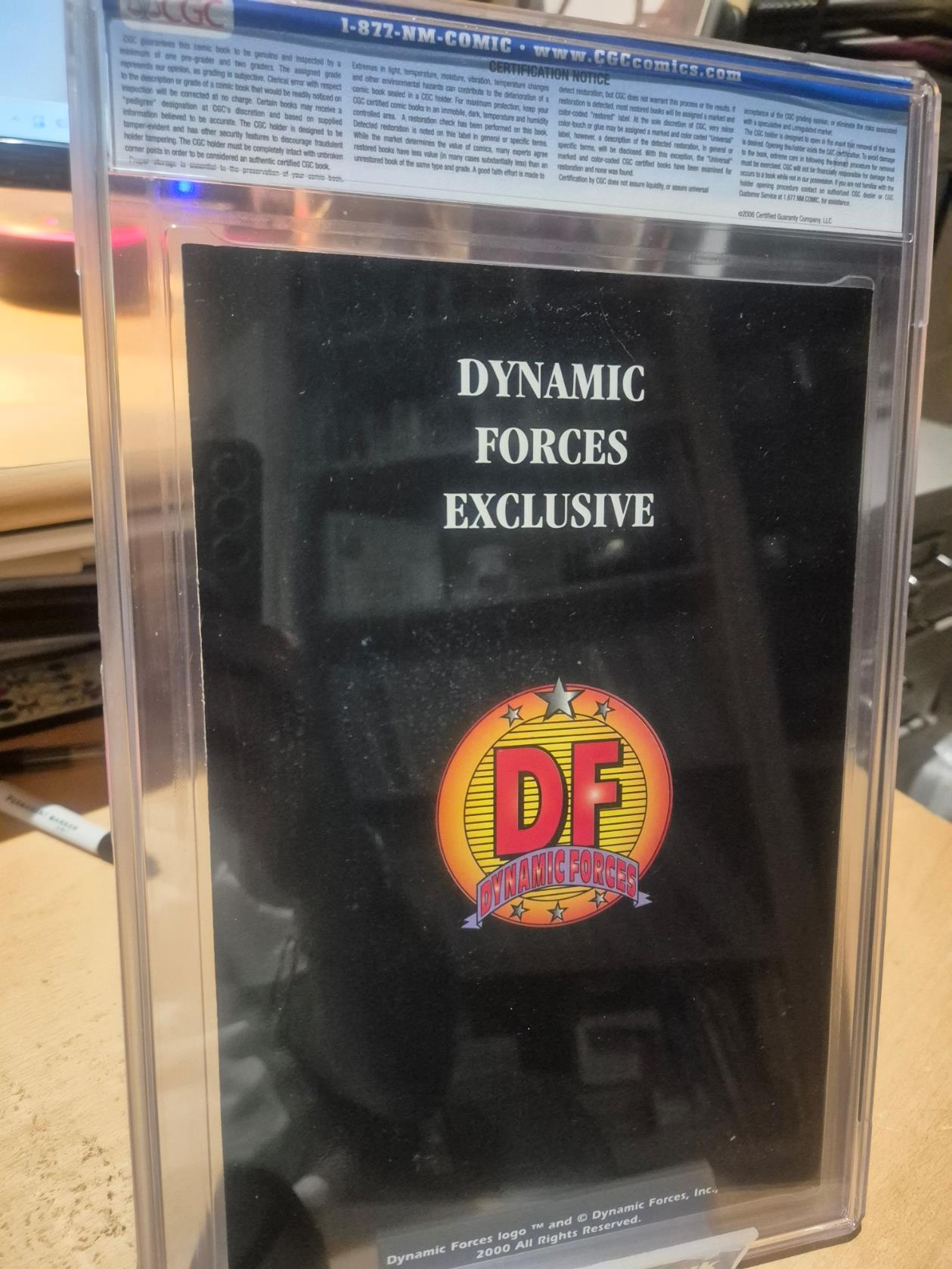 SLAB - ULTIMATE SPIDER-MAN, #1, DYNAMIC FORCES VARIANT, RARE, CGC 9.8