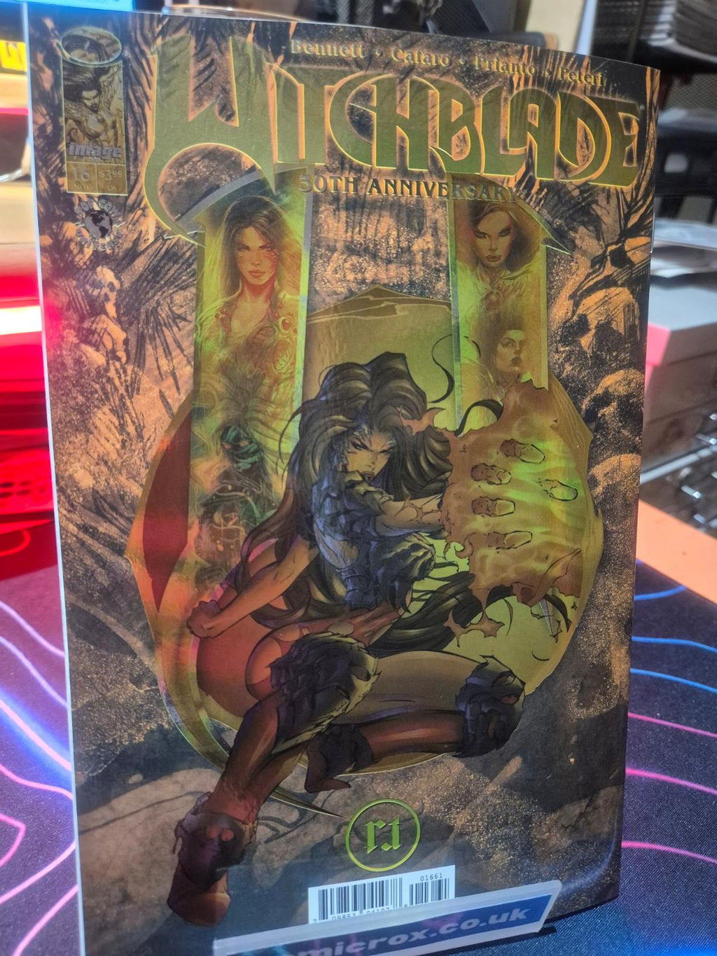 WITCHBLADE, #16, CEDRIC POULAT FOIL, Limited to 100 in the world! RARE