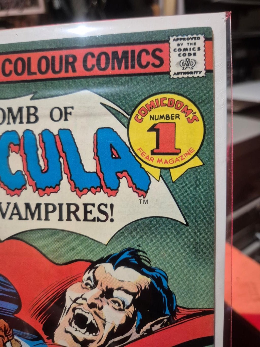 Tomb of Dracula, Vol. 1, #58, 1977, UK Price Variant, VF+ VF/NM (if not higher)