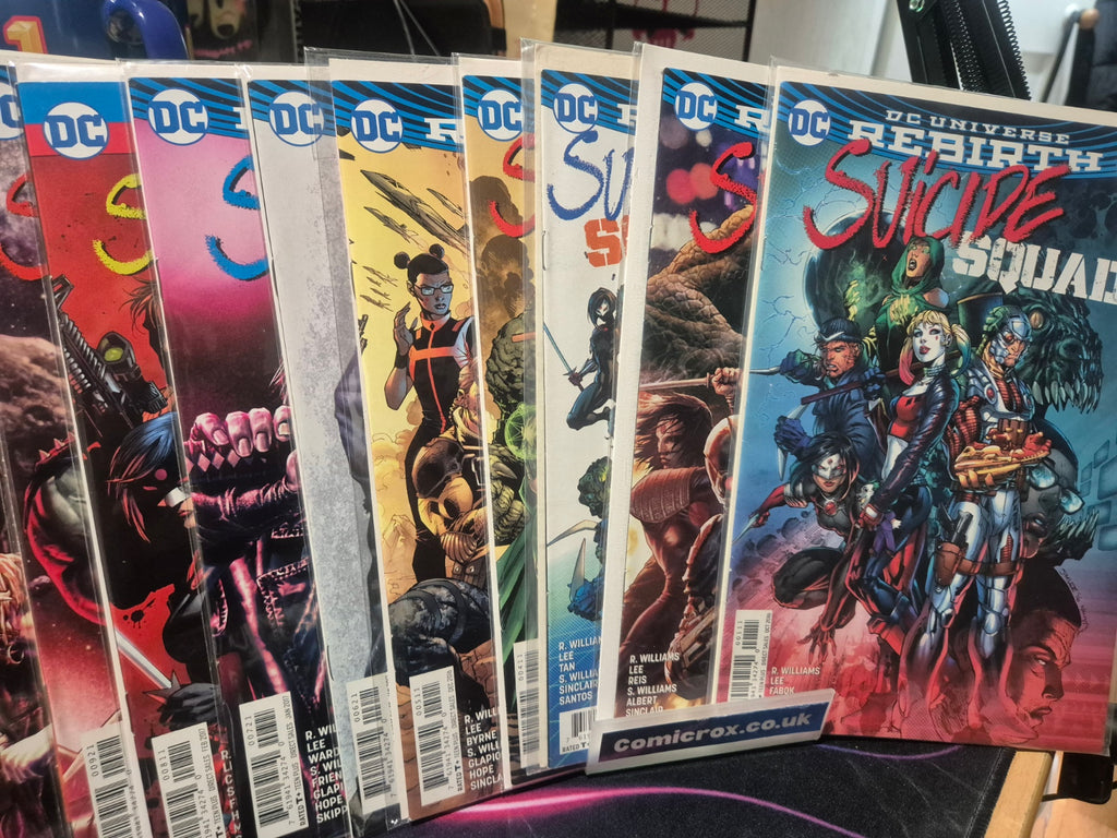 Suicide Squad, DC Rebirth, Set, Issues #1 to #26 (26 books), bagged and boarded